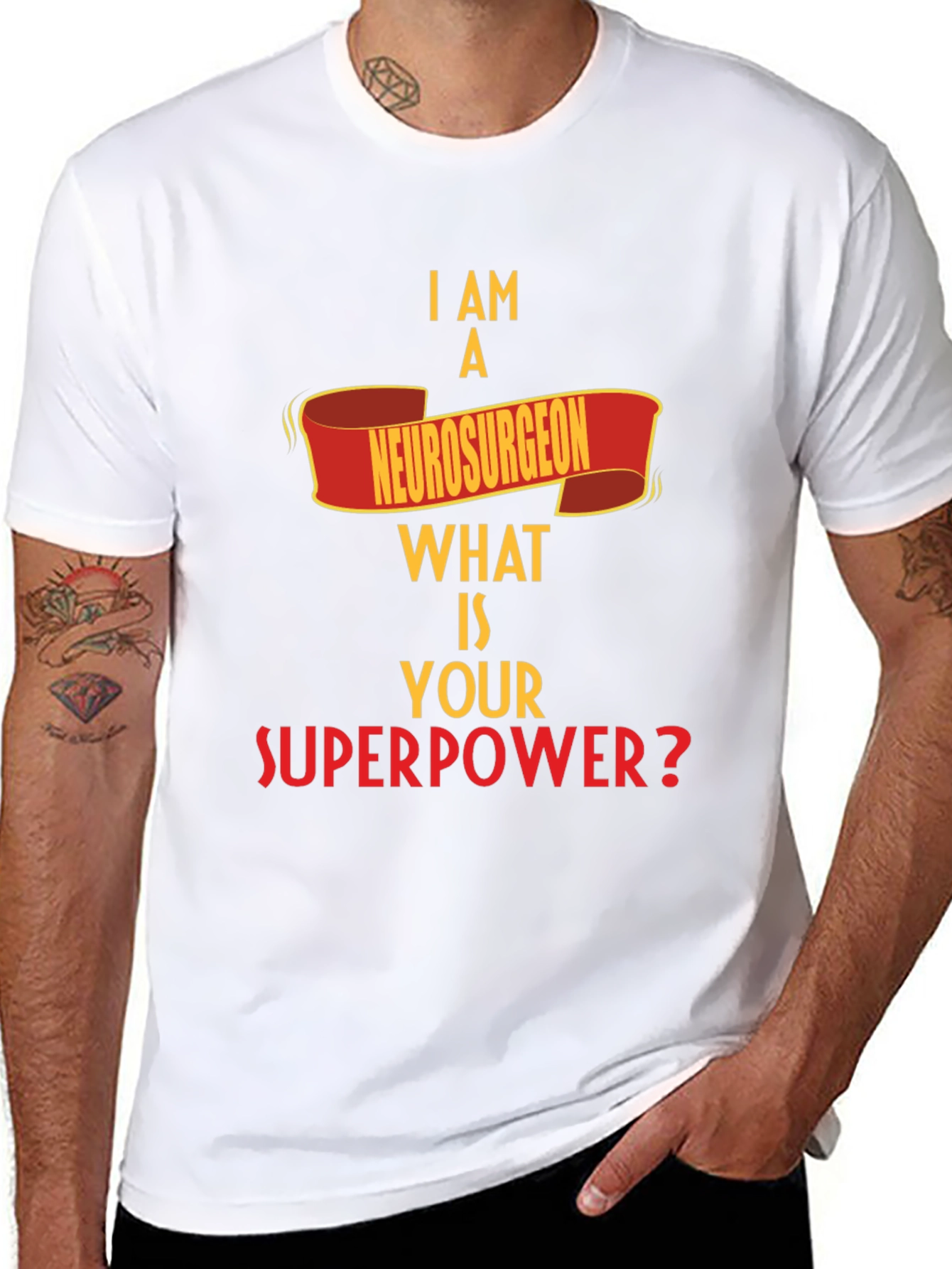 Neurosurgeon Superpower T-Shirt - Funny Profession Tee