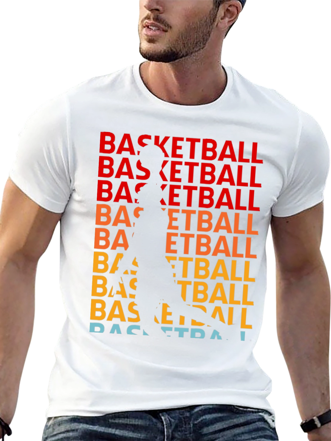 Retro Basketball Graphic Tee