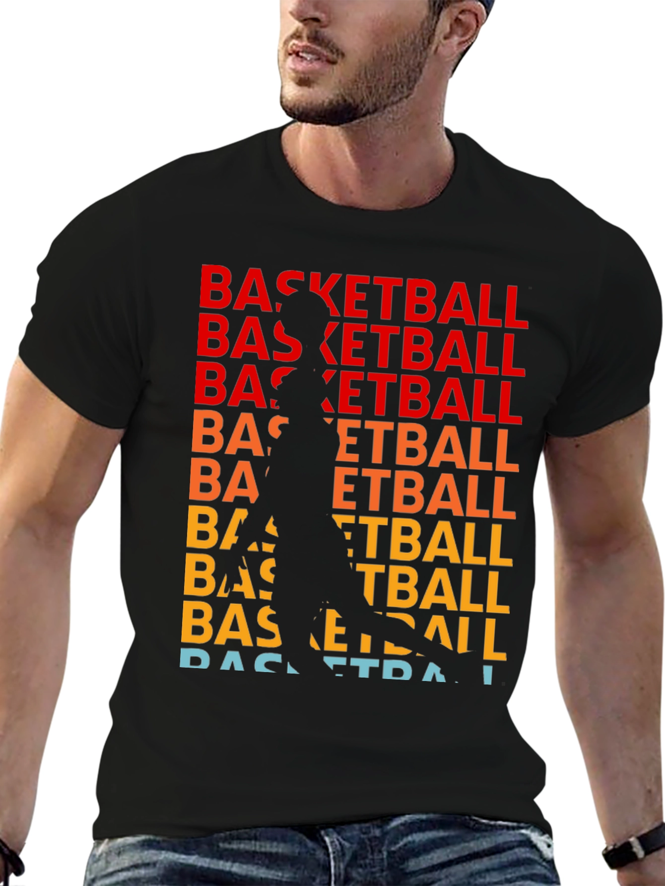 Retro Basketball Graphic Tee