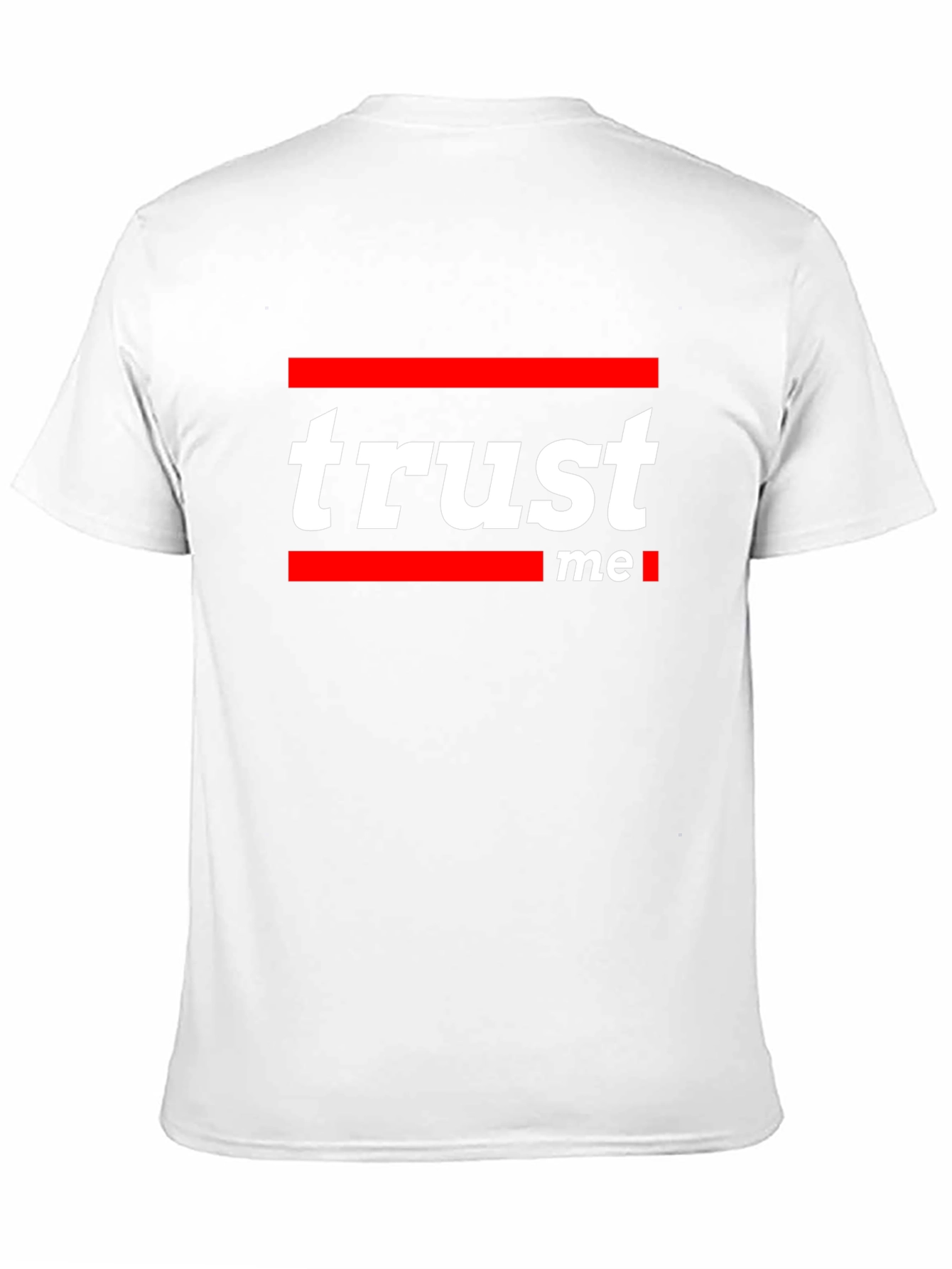Trust Me Graphic Tee - Stylish Black Cotton T-Shirt