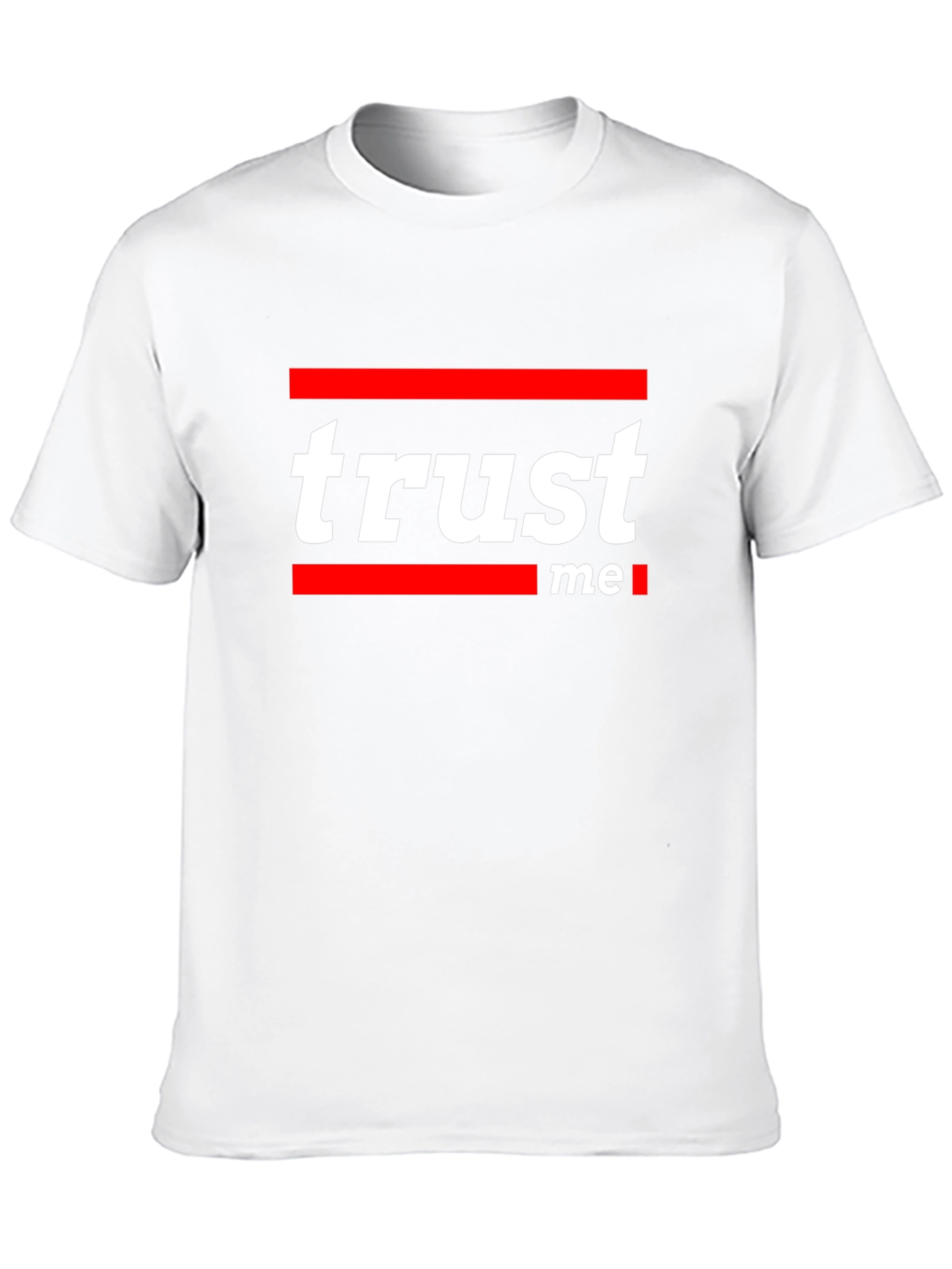 Trust Me Graphic Tee - Stylish Black Cotton T-Shirt