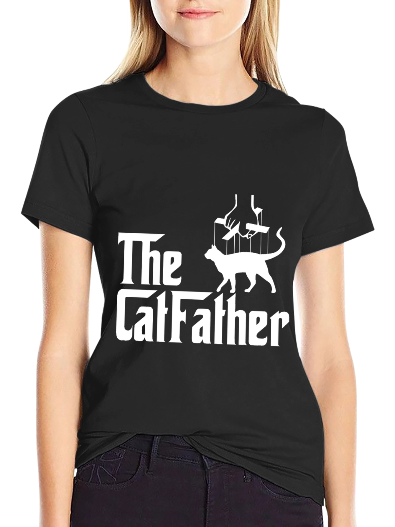 The Catfather T-Shirt - Funny Cat Lover Tee