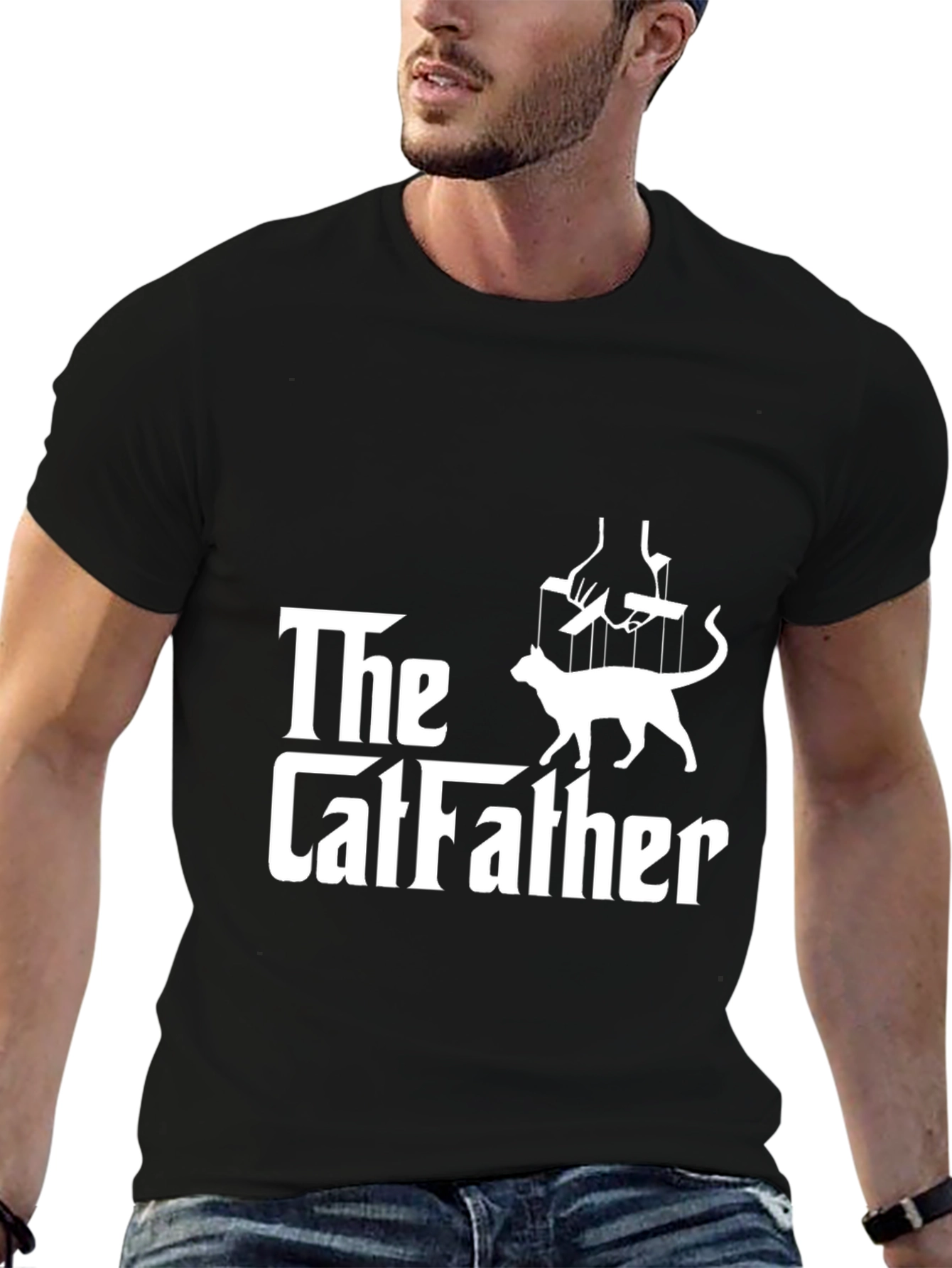 The Catfather T-Shirt - Funny Cat Lover Tee