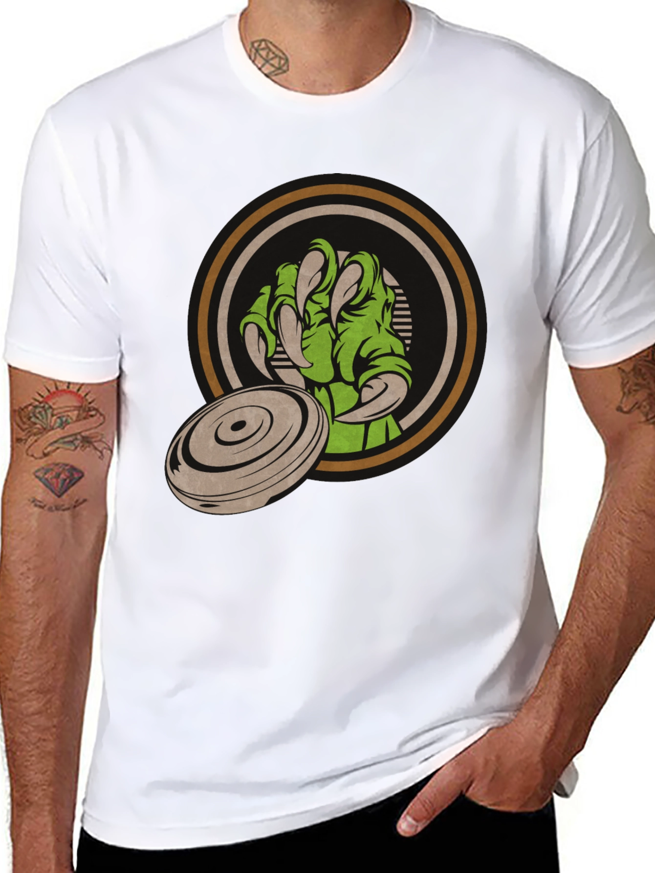 Monster Claw Disc Golf T-Shirt - Black