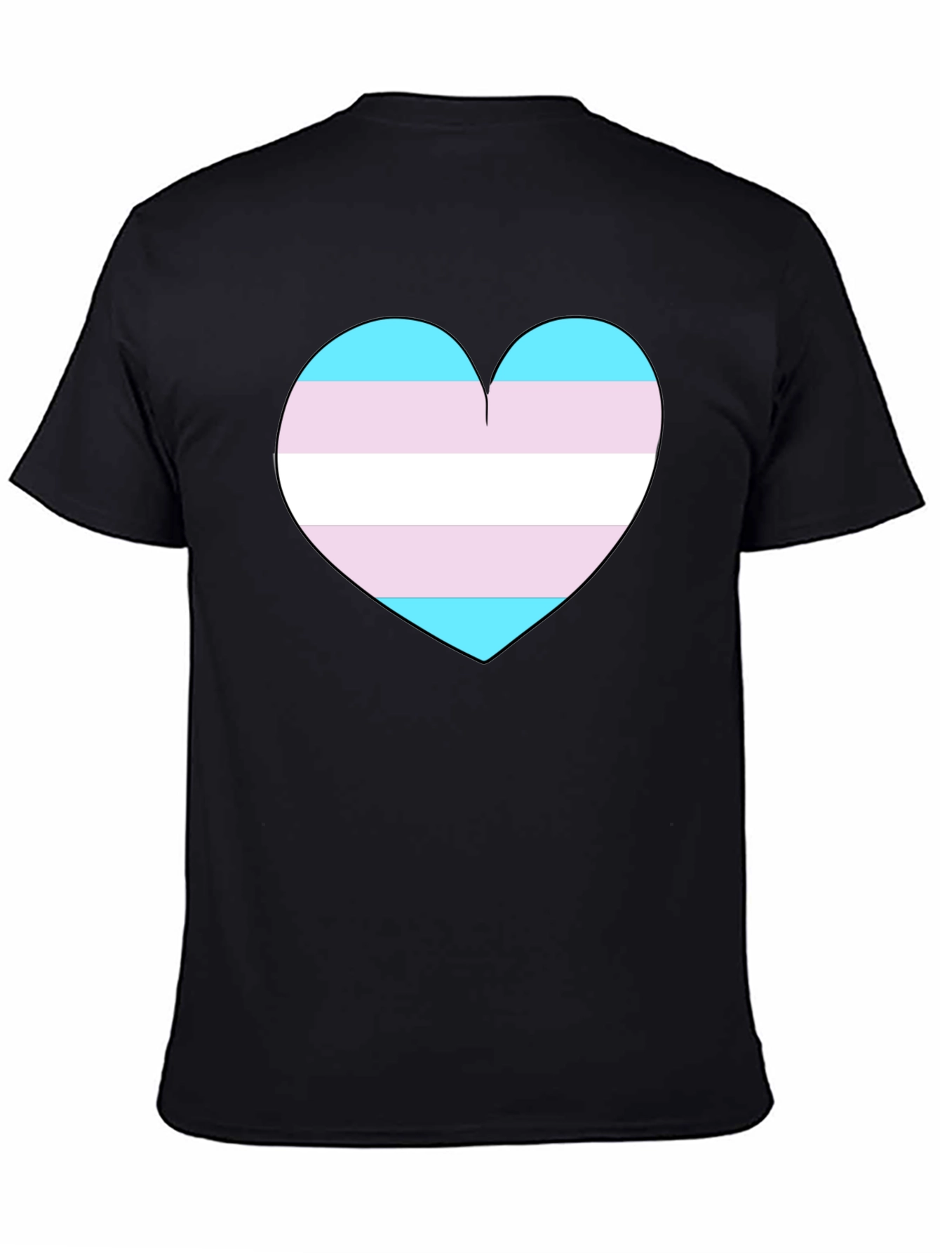 Transgender Pride Heart T-Shirt - Support LGBTQ+