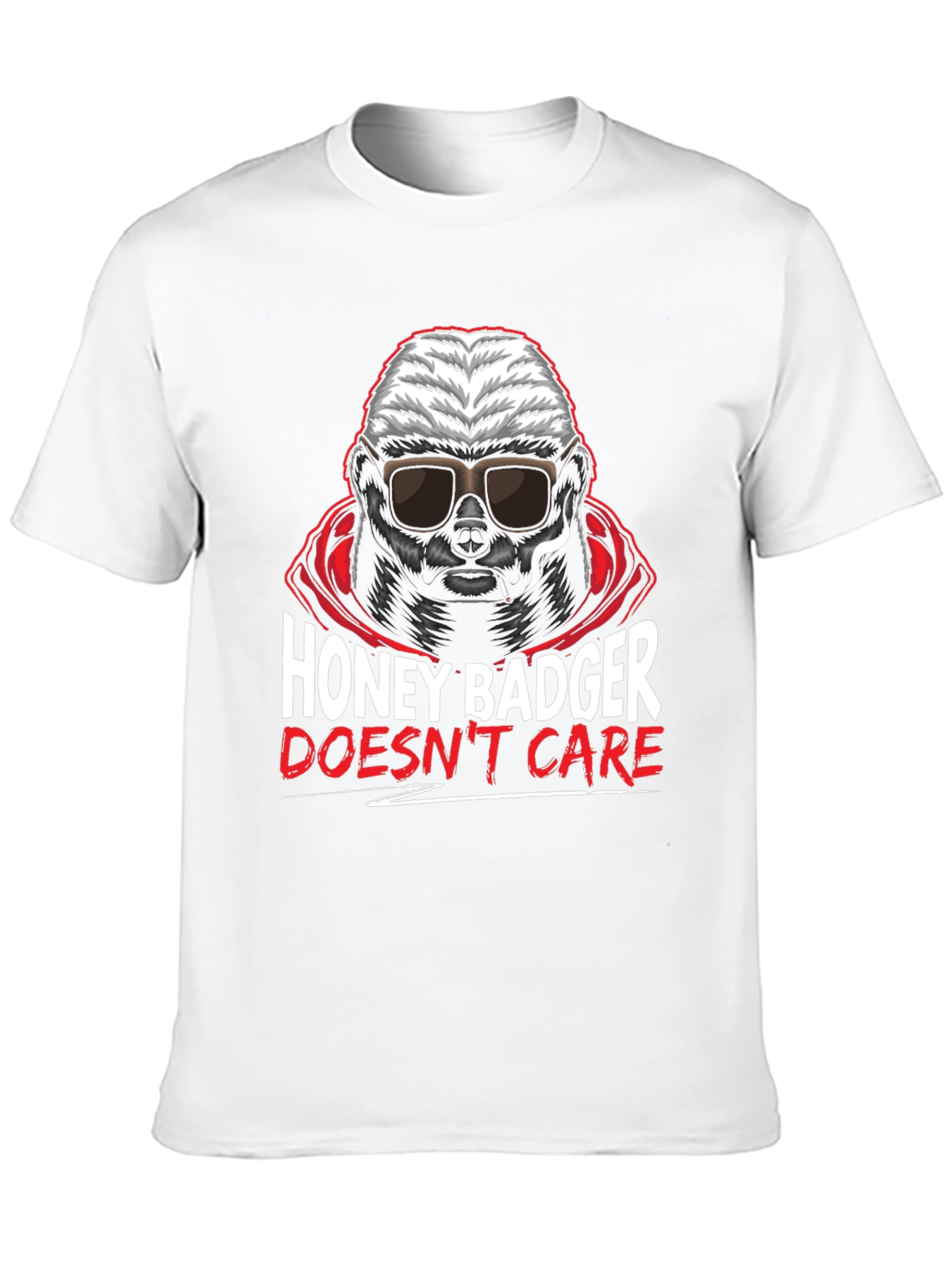 Honey Badger Dont Care Graphic T-Shirt
