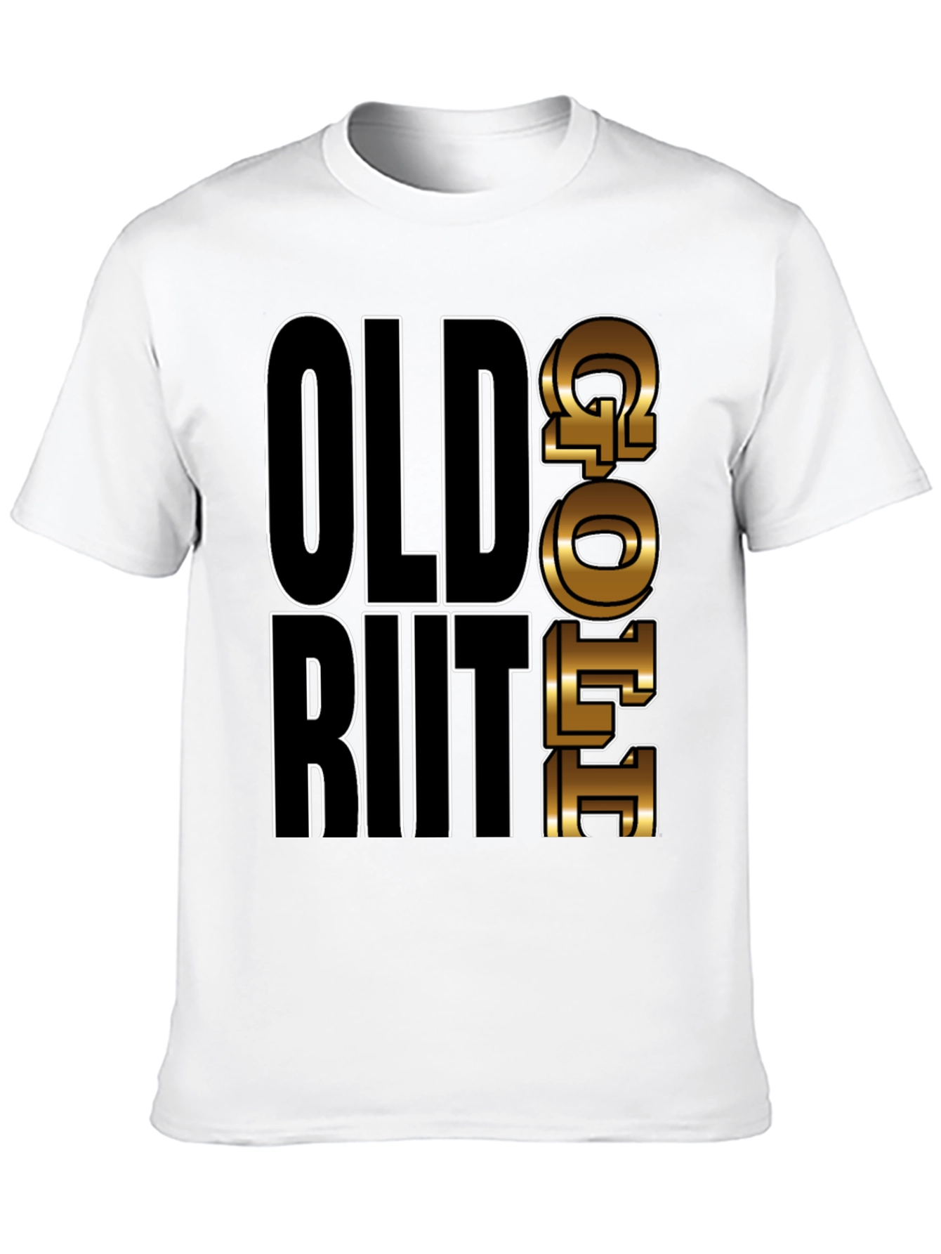 Old but Gold T-Shirt Mens Black Graphic Tee