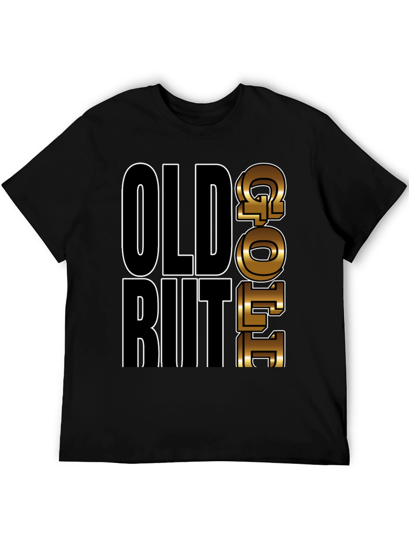Old but Gold T-Shirt Mens Black Graphic Tee