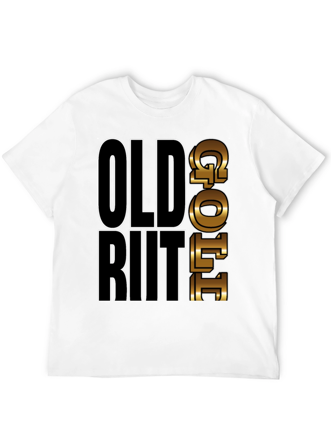 Old but Gold T-Shirt Mens Black Graphic Tee