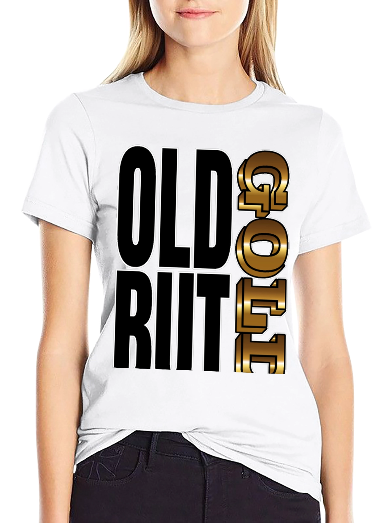 Old but Gold T-Shirt Mens Black Graphic Tee
