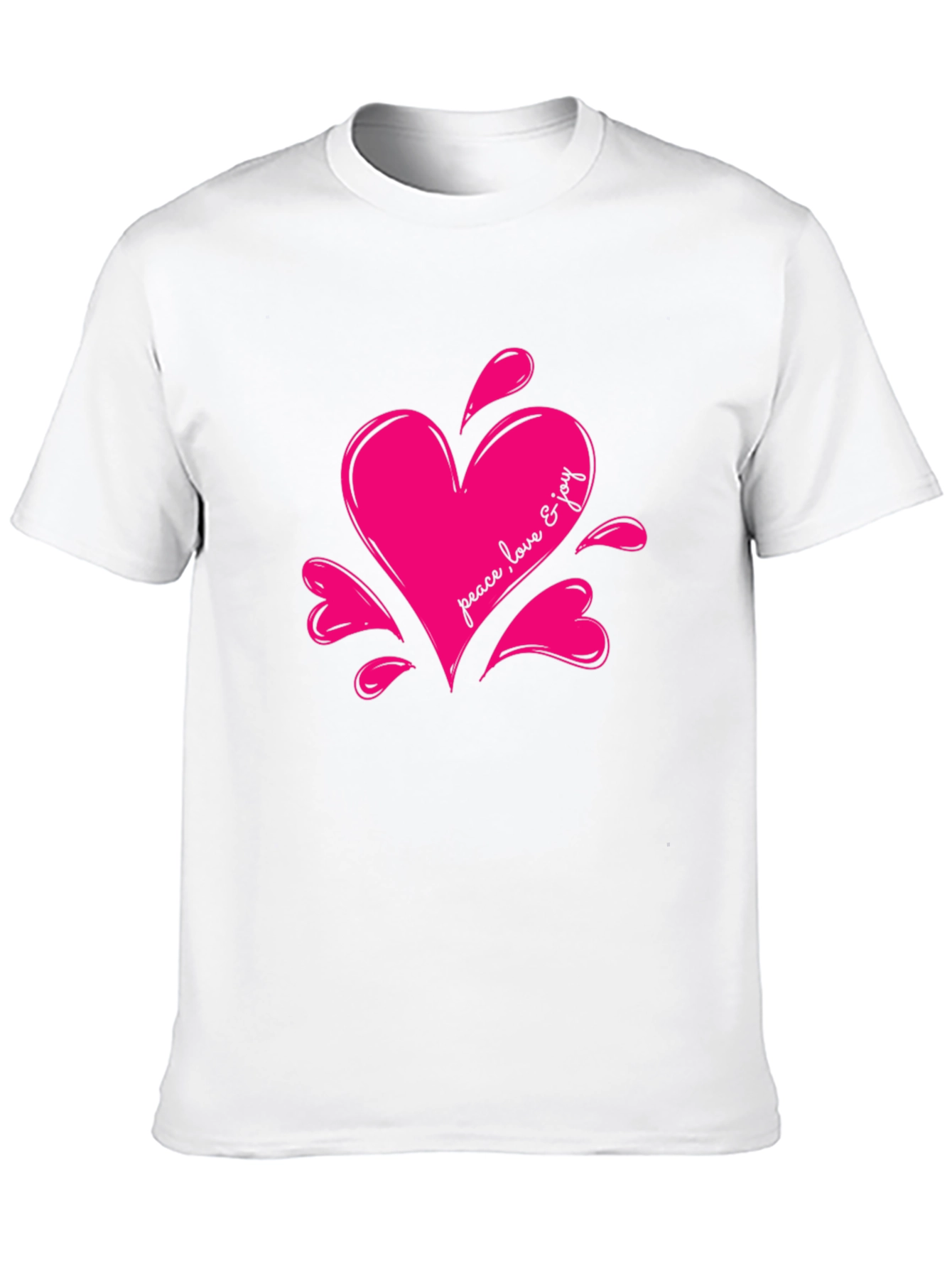 Peace Love Joy Heart T-Shirt