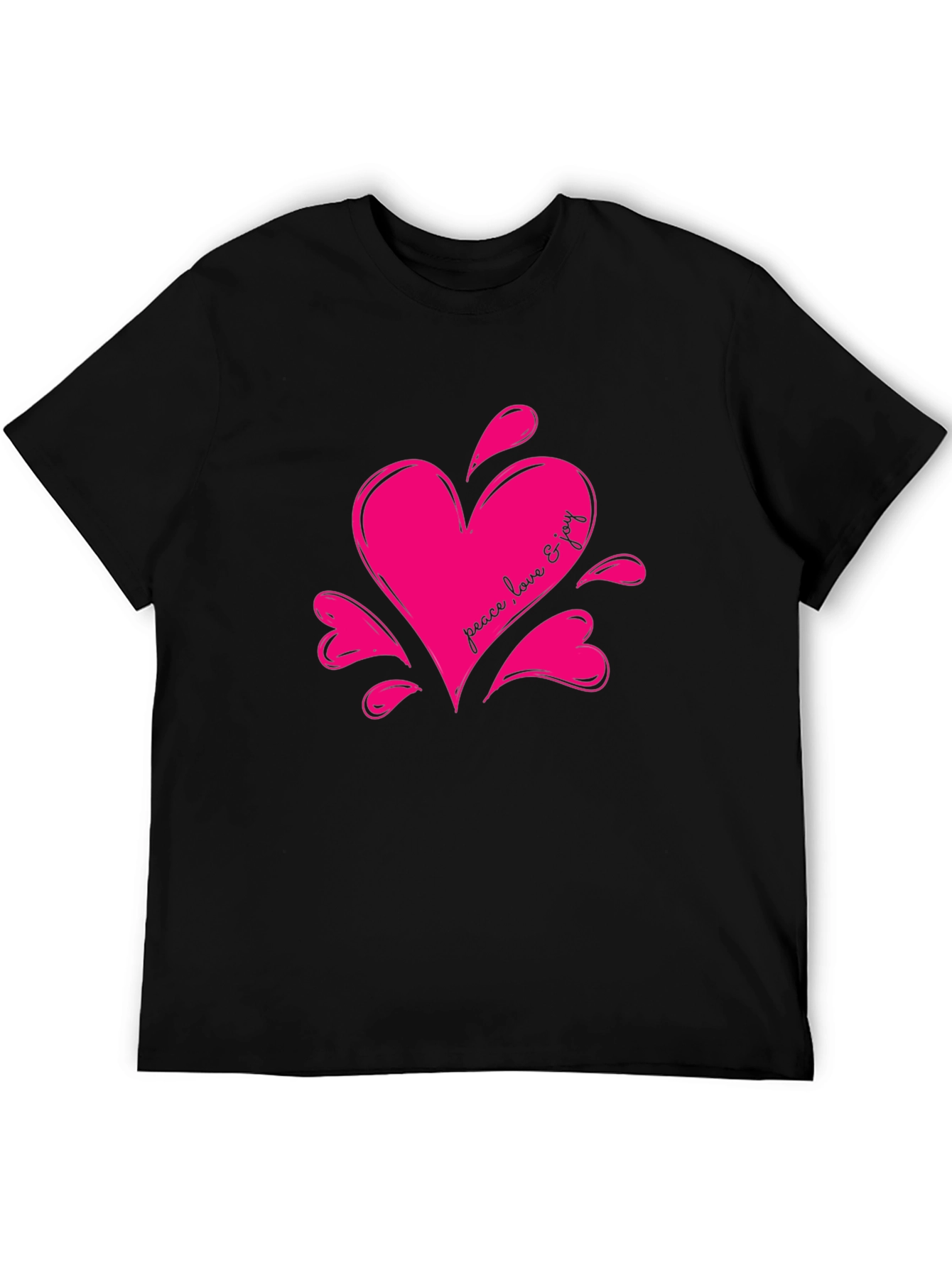 Peace Love Joy Heart T-Shirt