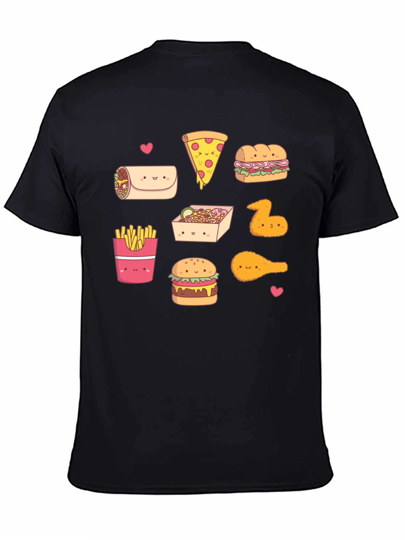 Kawaii Fast Food T-Shirt: Cute Foodie Fashion