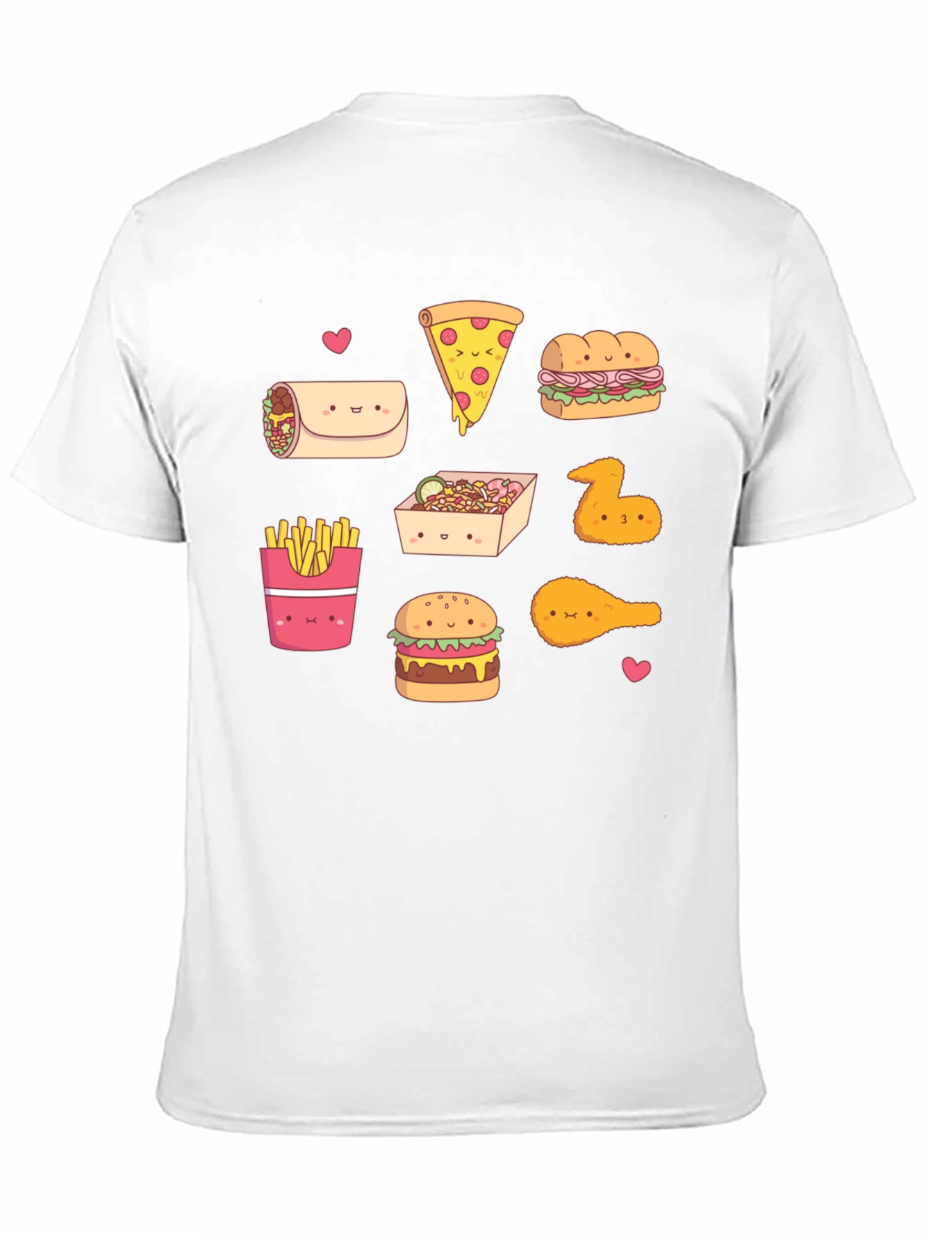 Kawaii Fast Food T-Shirt: Cute Foodie Fashion
