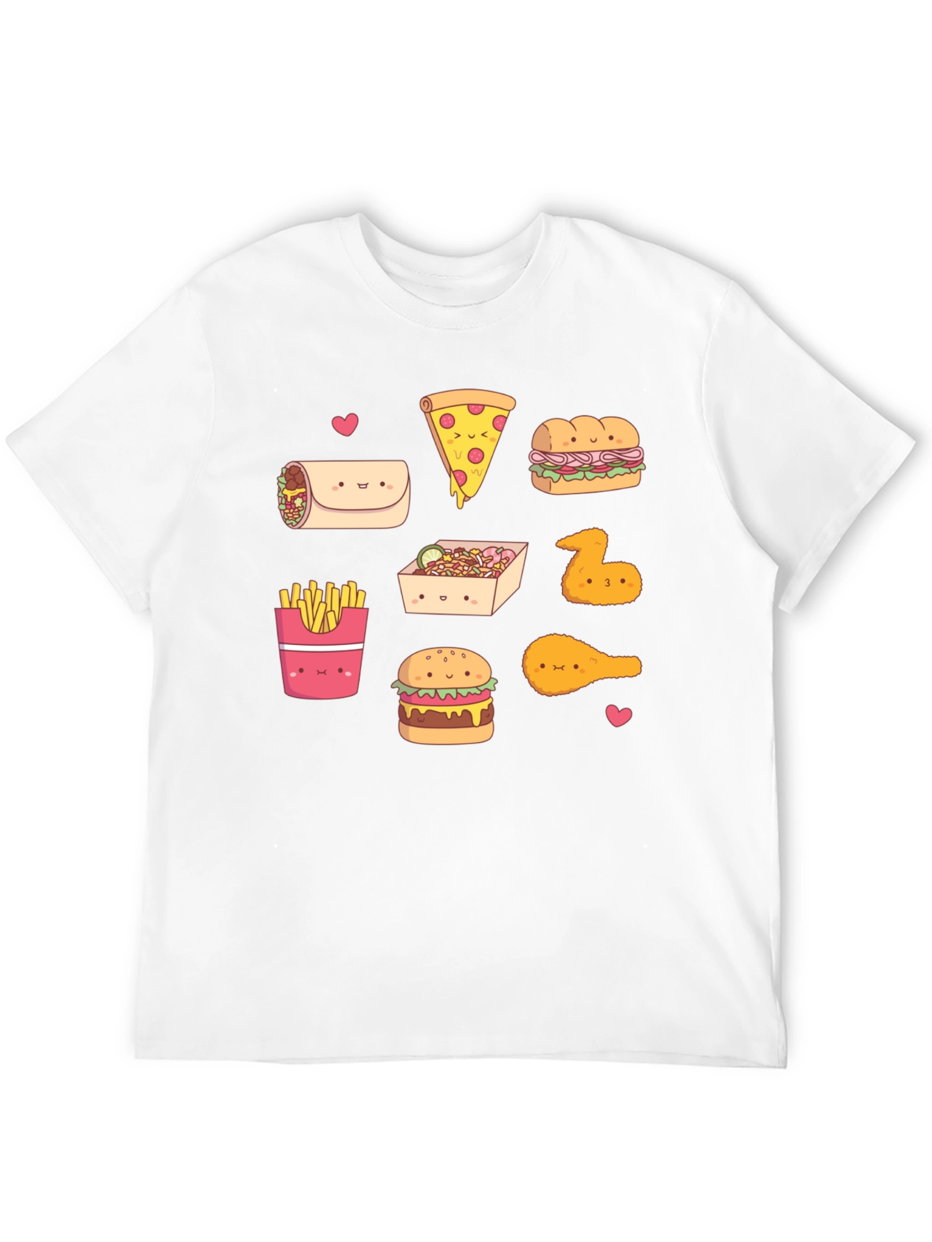 Kawaii Fast Food T-Shirt: Cute Foodie Fashion