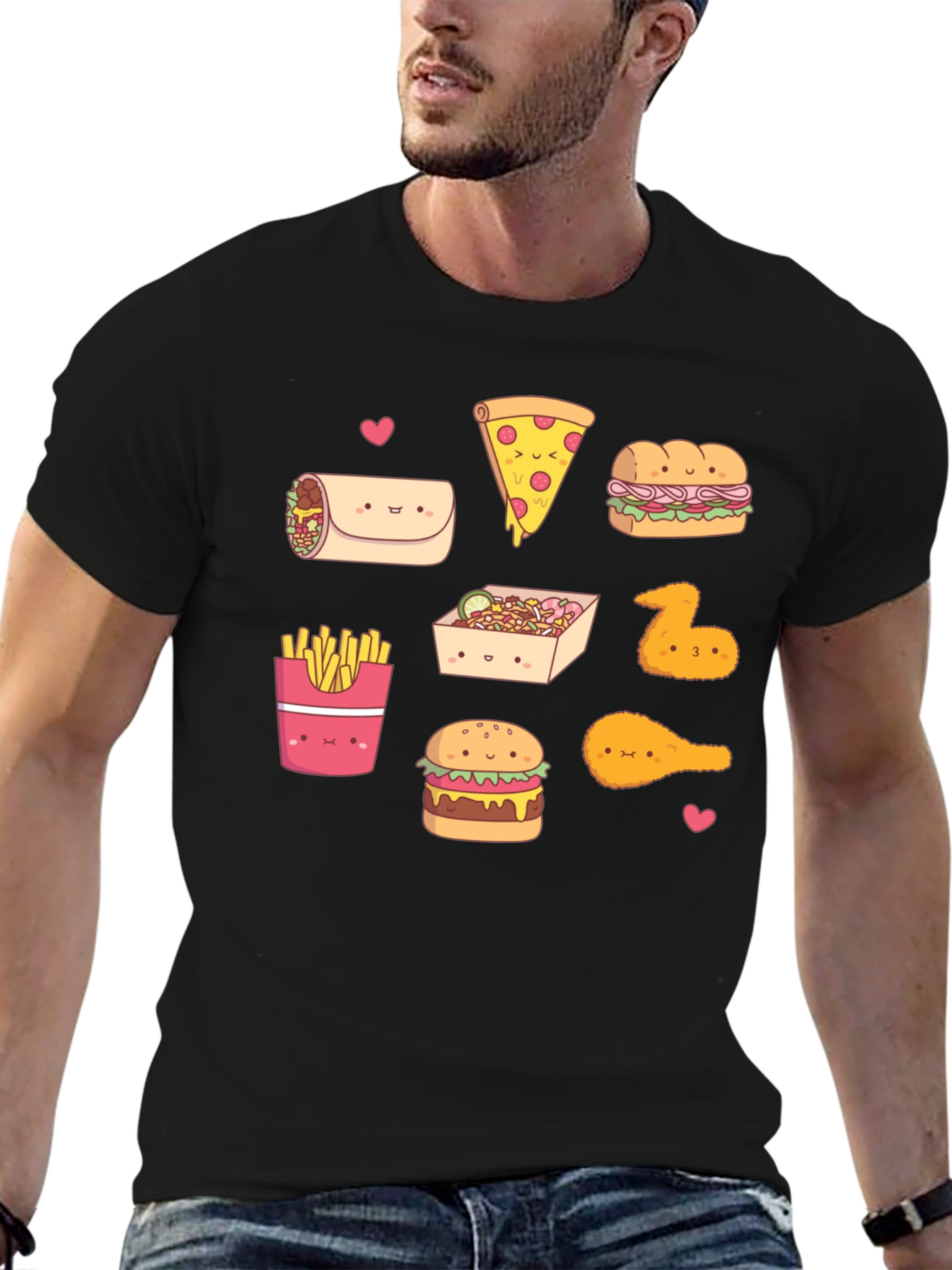 Kawaii Fast Food T-Shirt: Cute Foodie Fashion