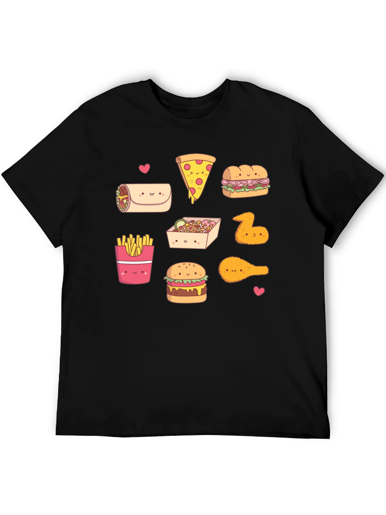 Kawaii Fast Food T-Shirt: Cute Foodie Fashion