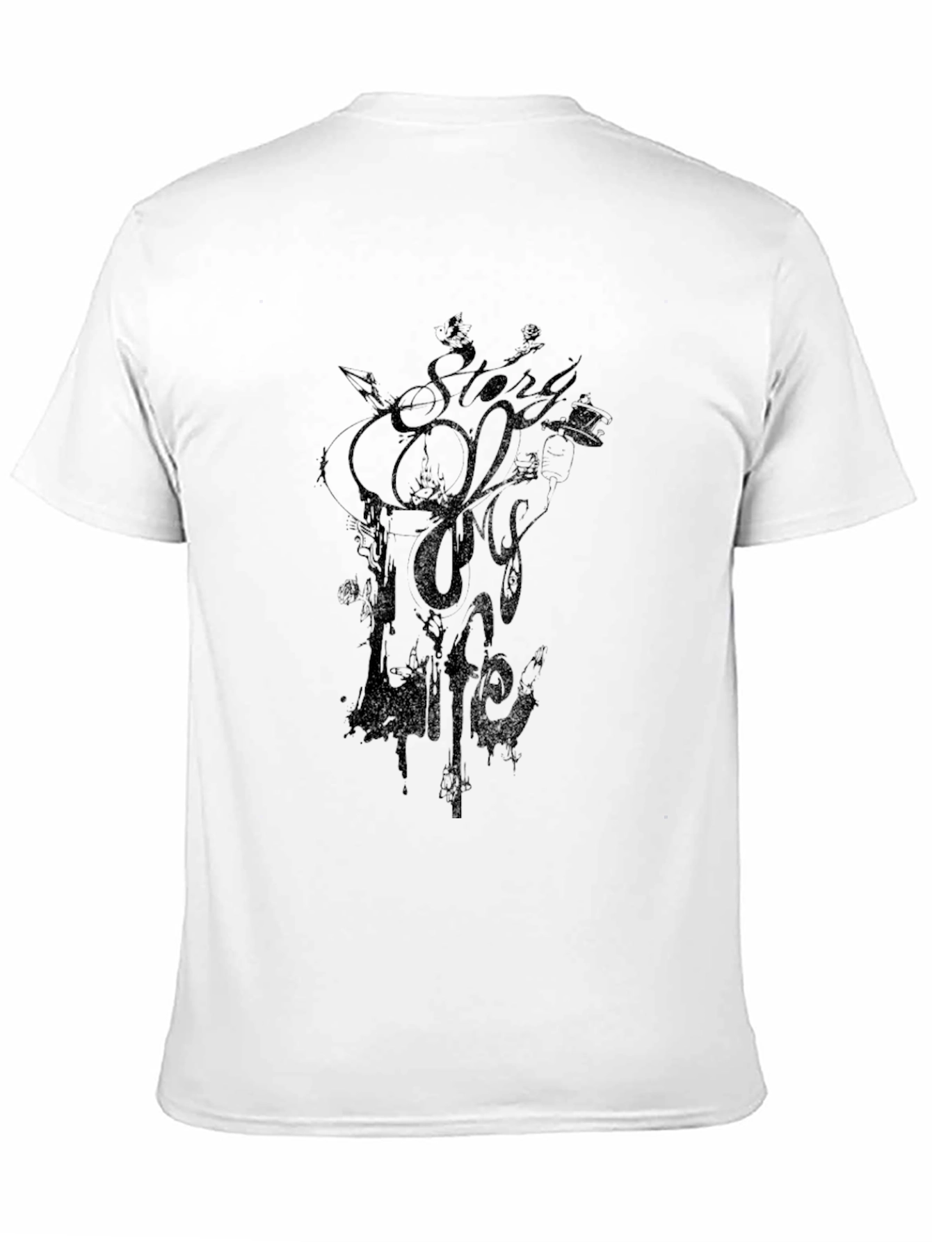 Story Of My Life Black Graphic Tee