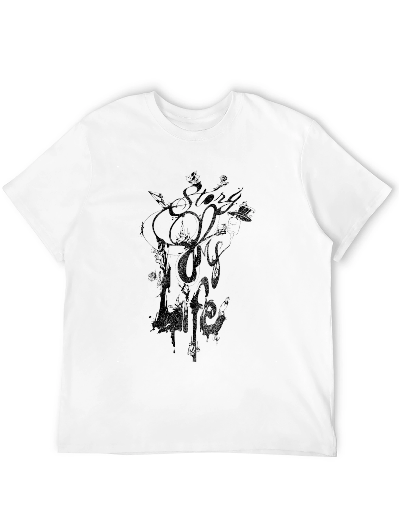 Story Of My Life Black Graphic Tee