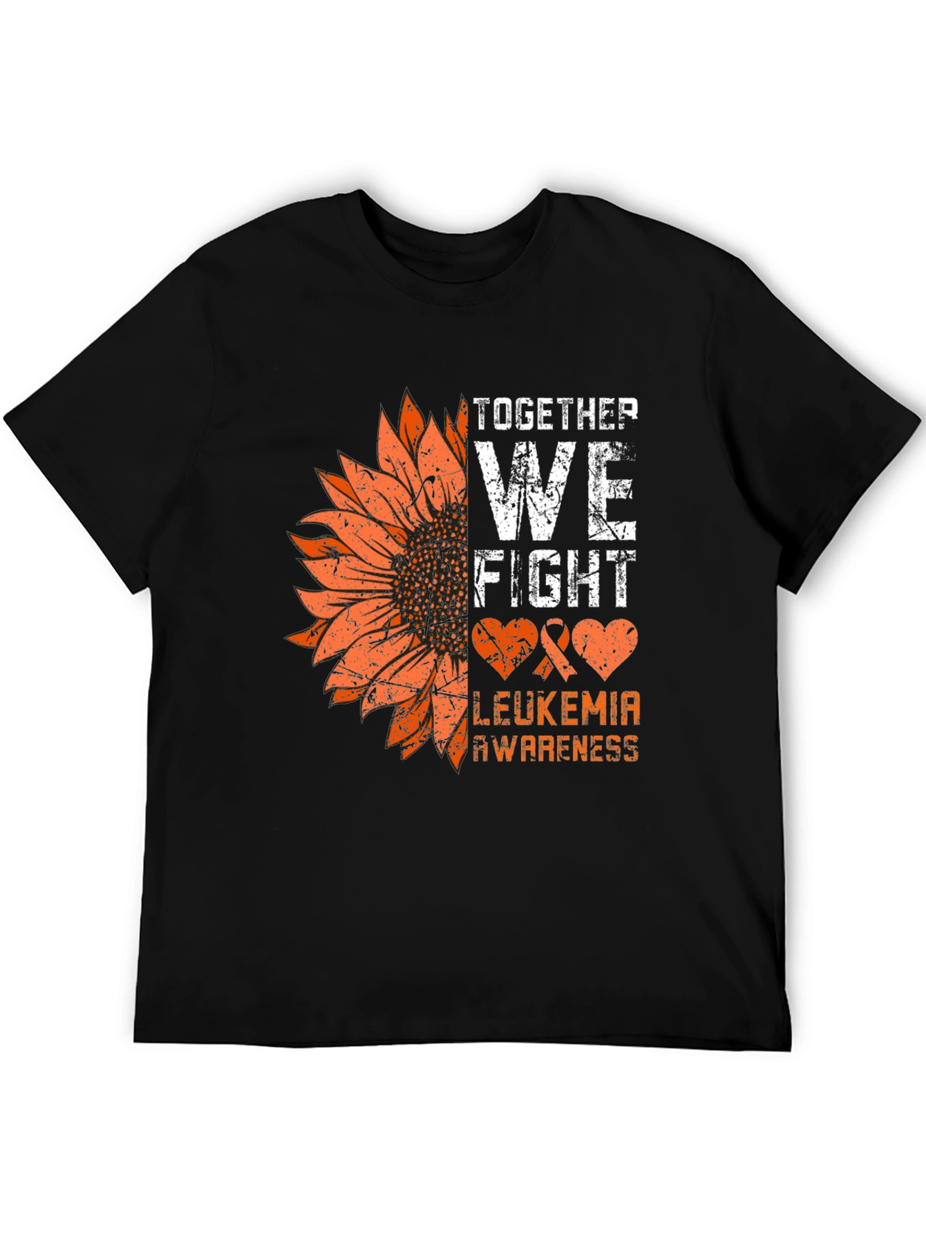Leukemia Awareness Sunflower Graphic Tee