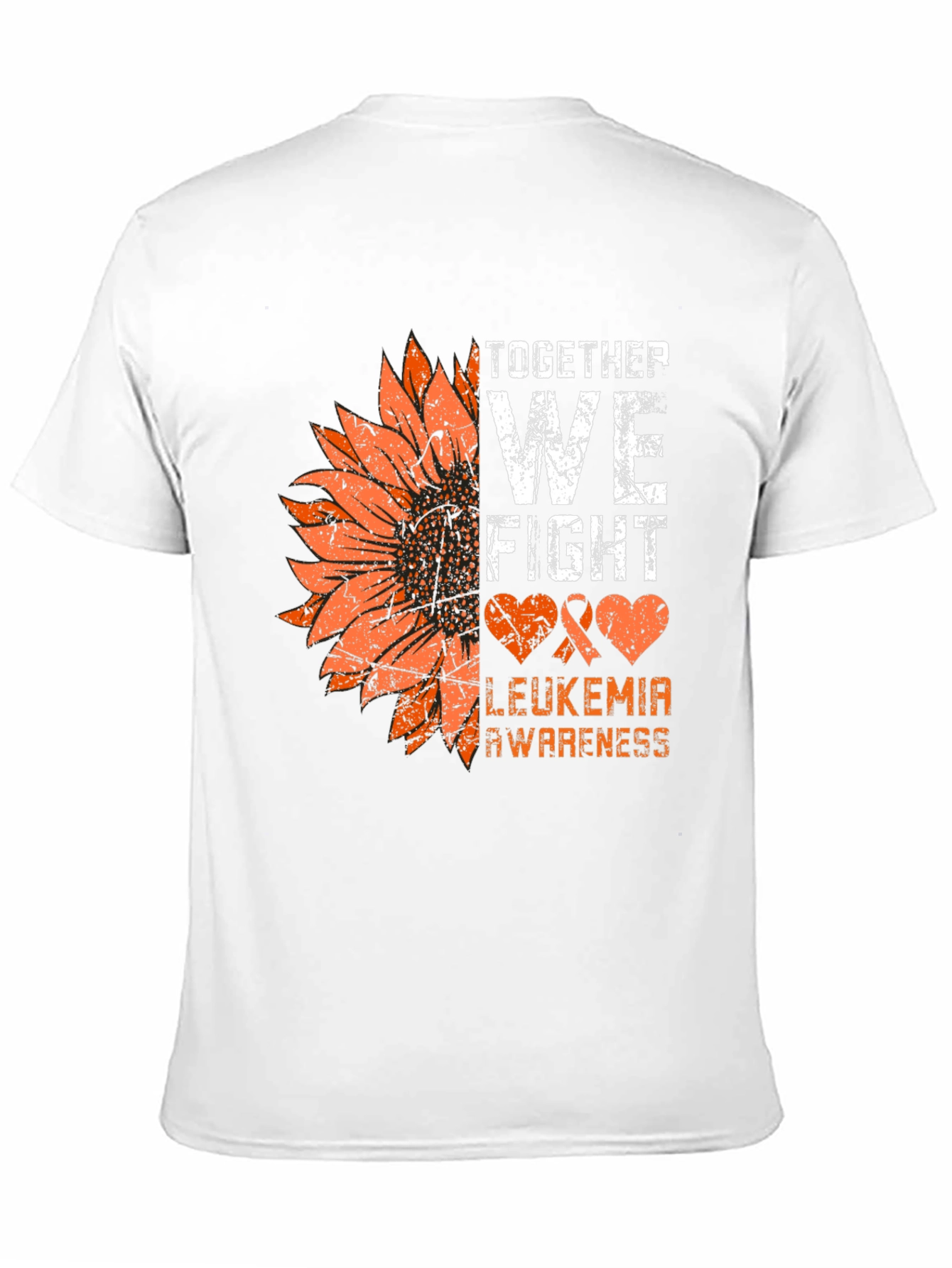 Leukemia Awareness Sunflower Graphic Tee