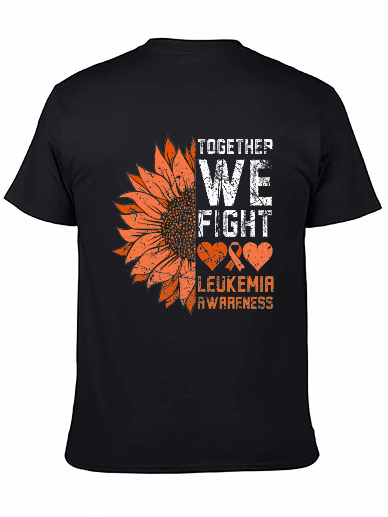 Leukemia Awareness Sunflower Graphic Tee