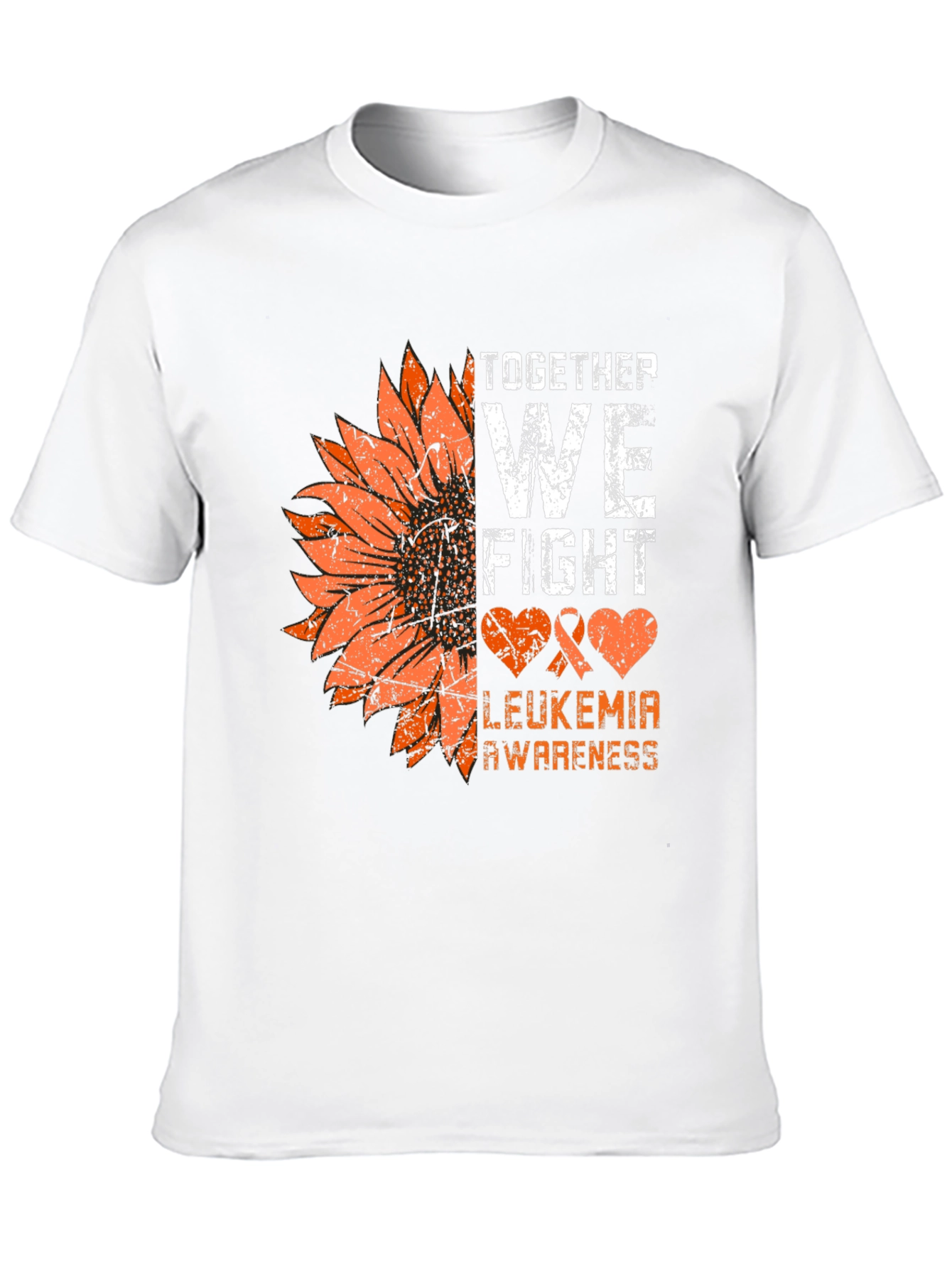 Leukemia Awareness Sunflower Graphic Tee