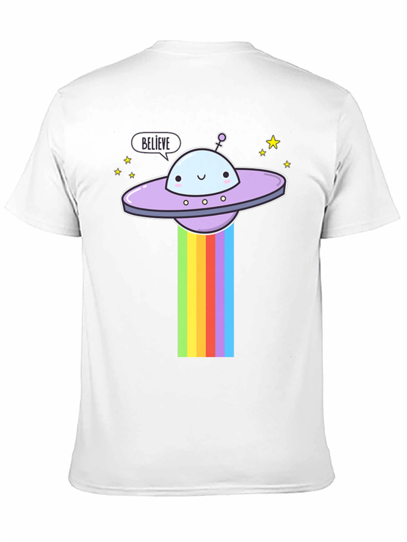 Believe UFO Rainbow T-Shirt