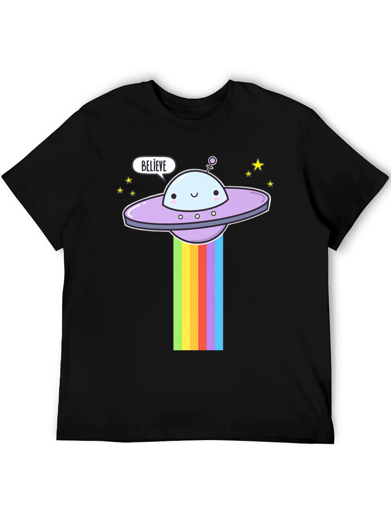 Believe UFO Rainbow T-Shirt
