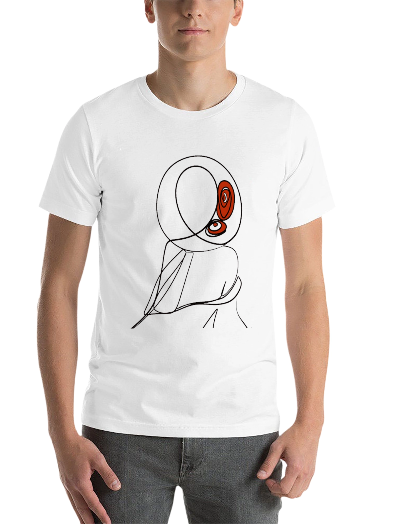 Abstract Graphic T-Shirt - Modern Art Tee