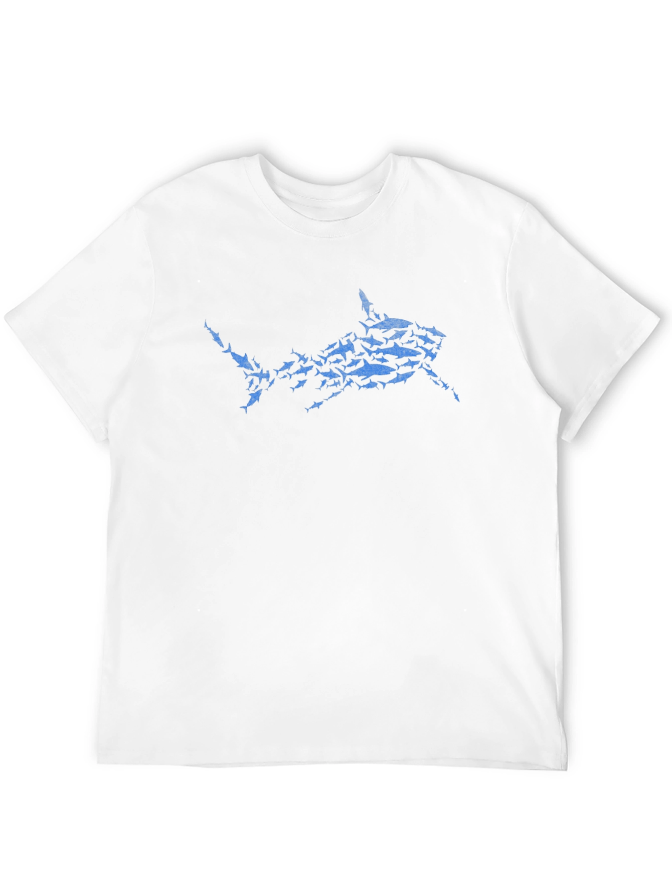 Shark Graphic Mens Black T-Shirt