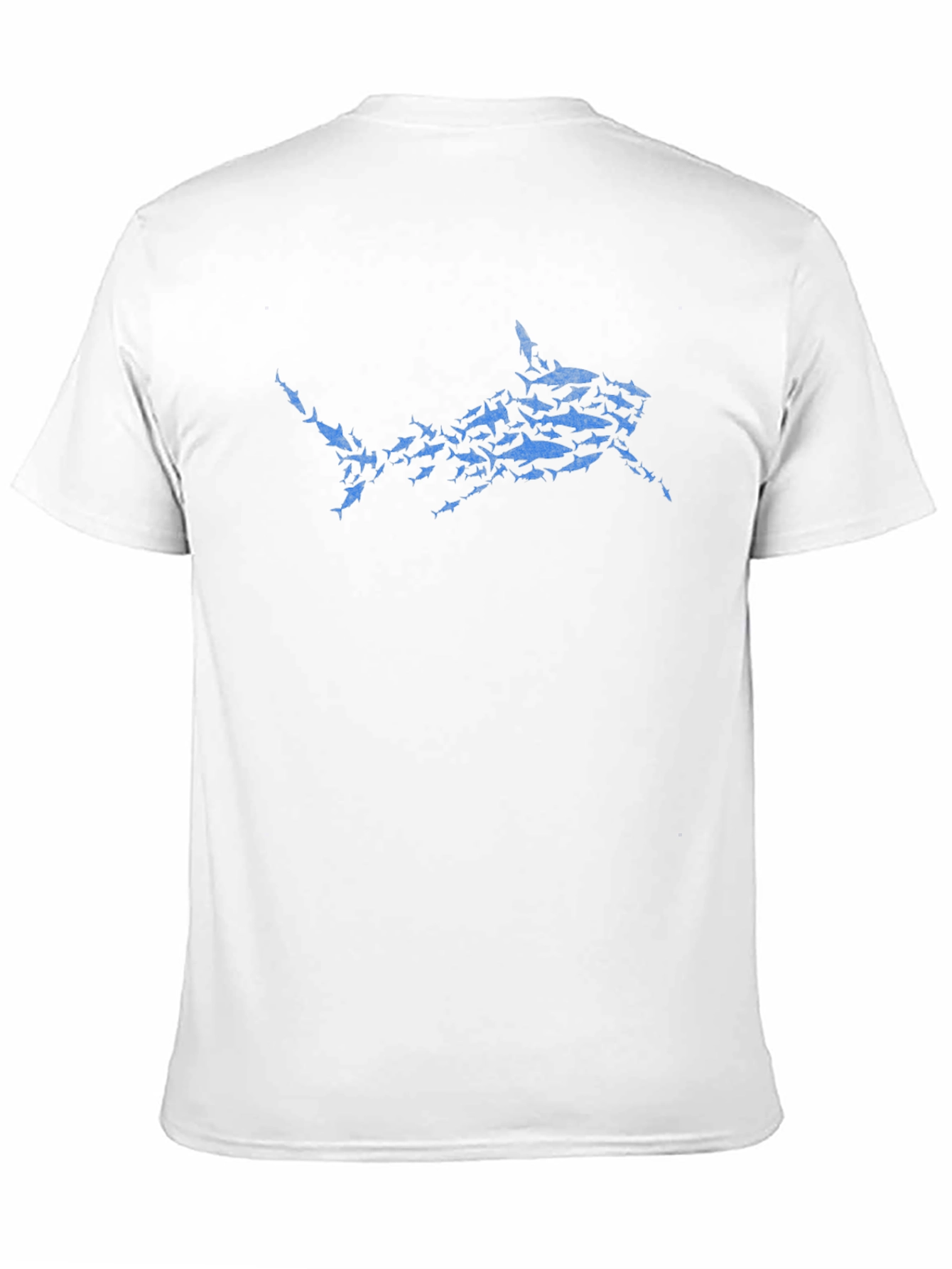 Shark Graphic Mens Black T-Shirt