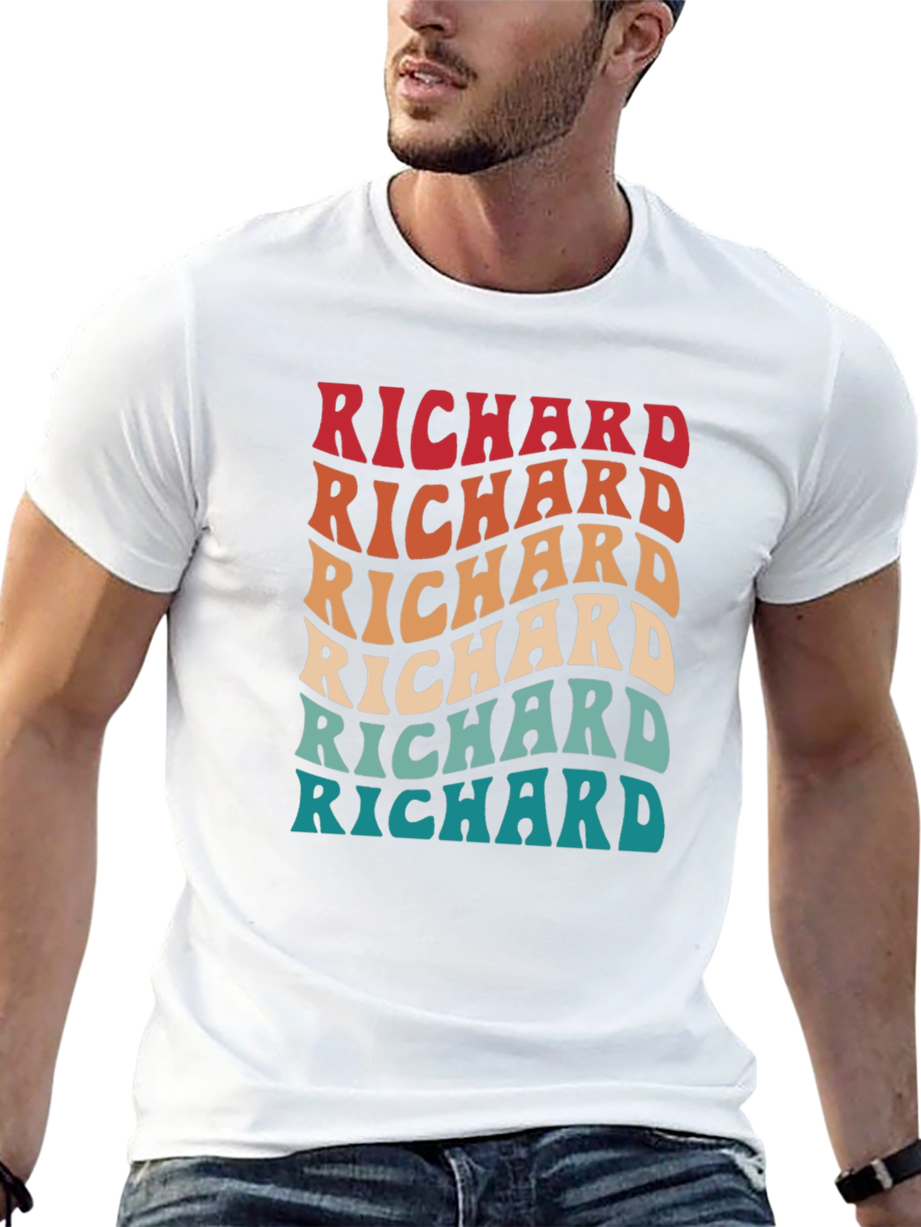 Retro Personalized Richard T-Shirt