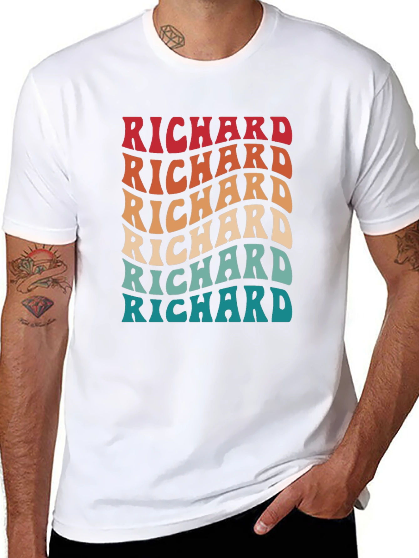 Retro Personalized Richard T-Shirt