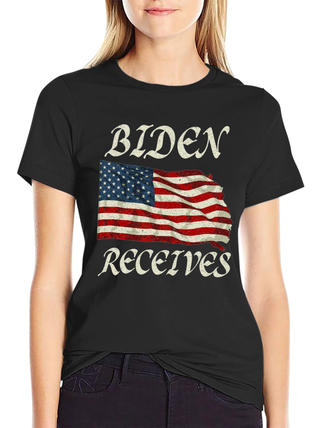 Biden Receives American Flag Graphic Tee