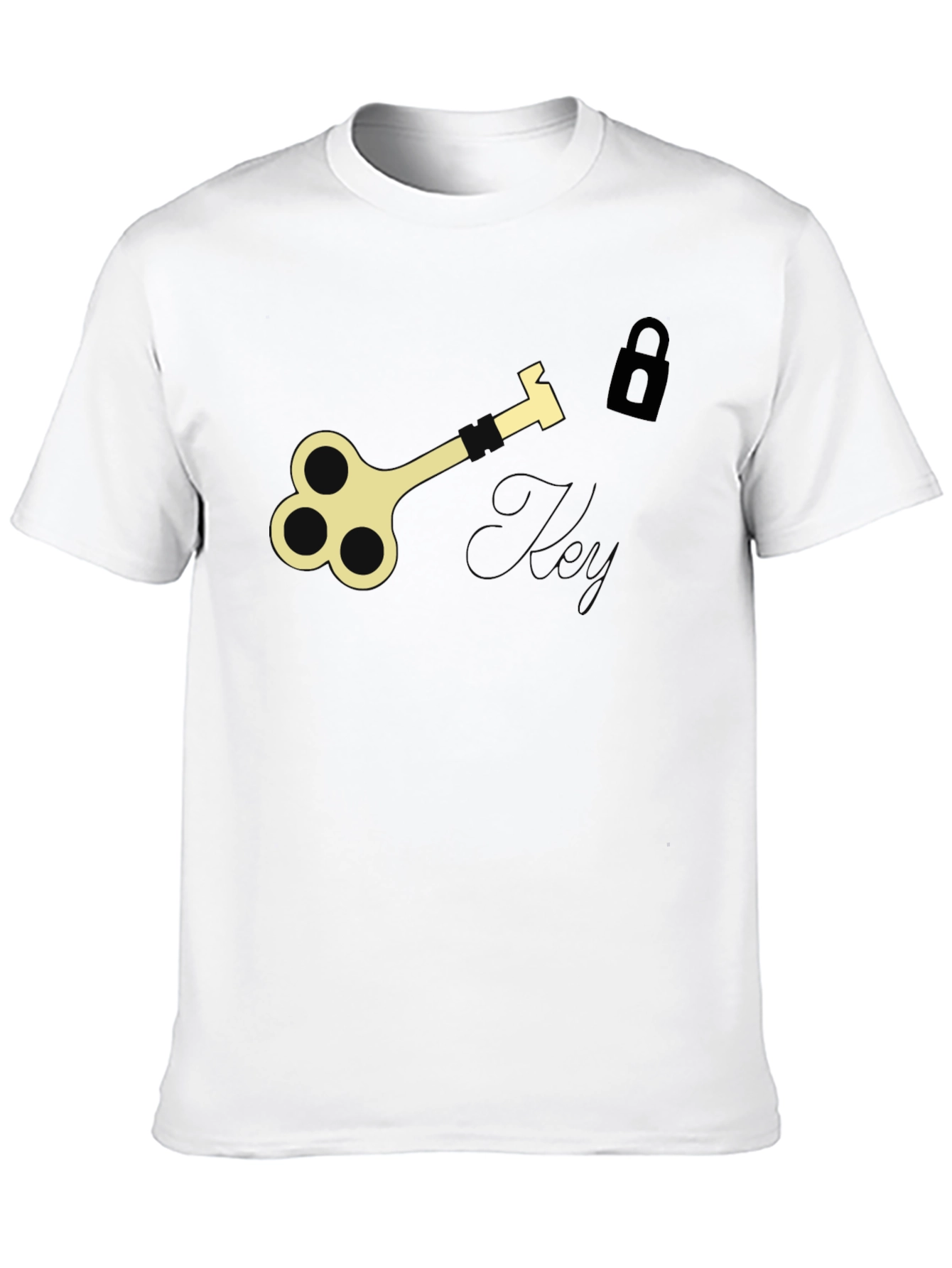 Unlock Your Style: Key & Lock Graphic Tee