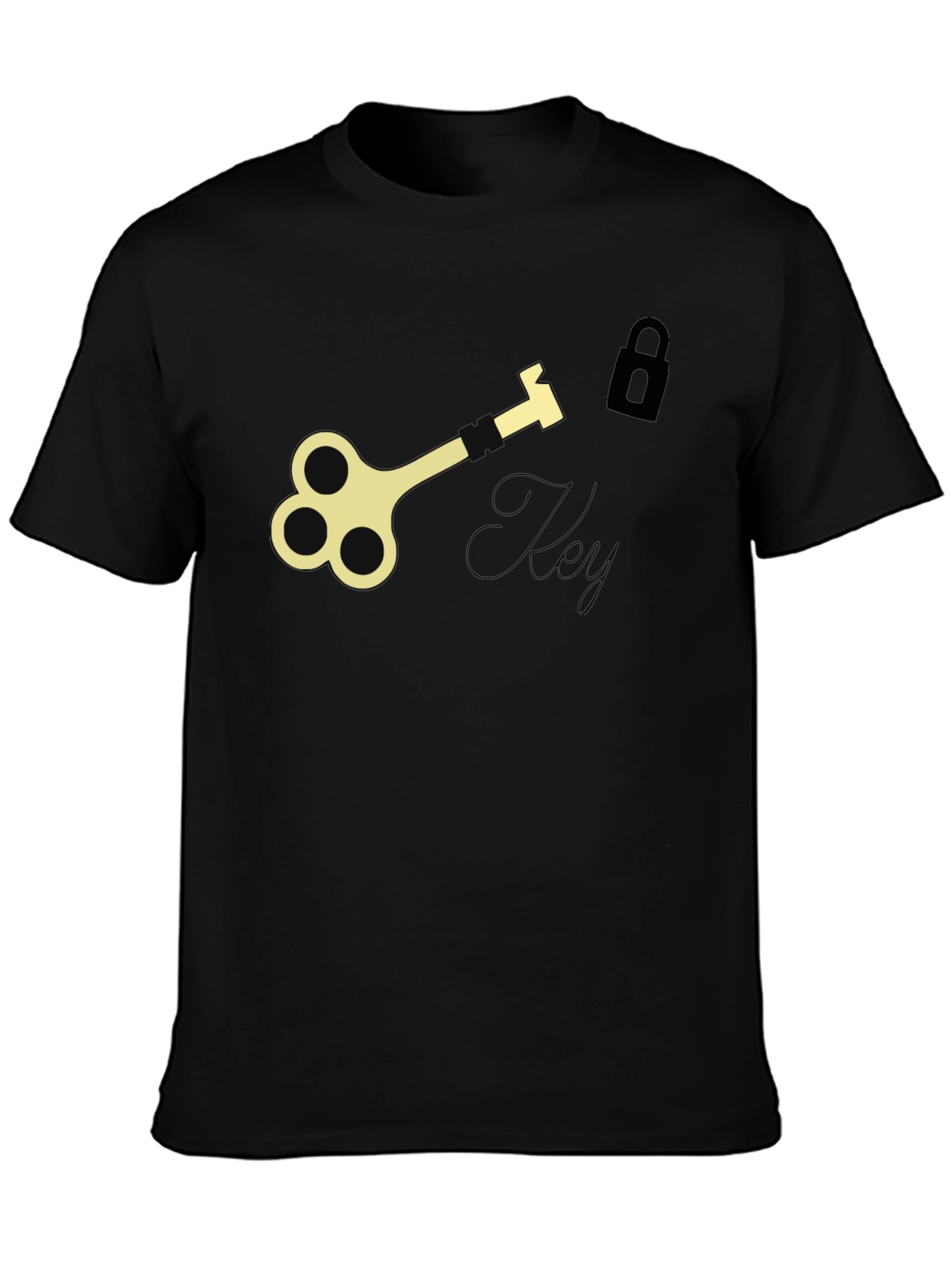 Unlock Your Style: Key & Lock Graphic Tee