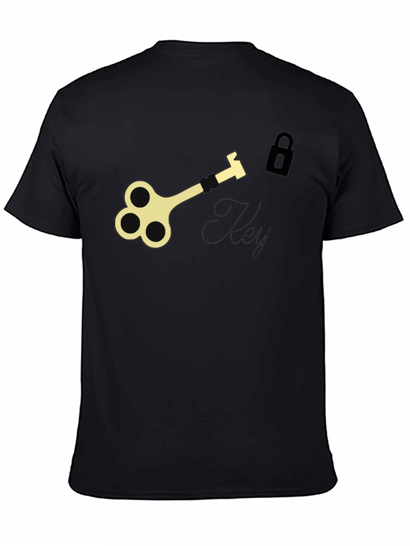 Unlock Your Style: Key & Lock Graphic Tee