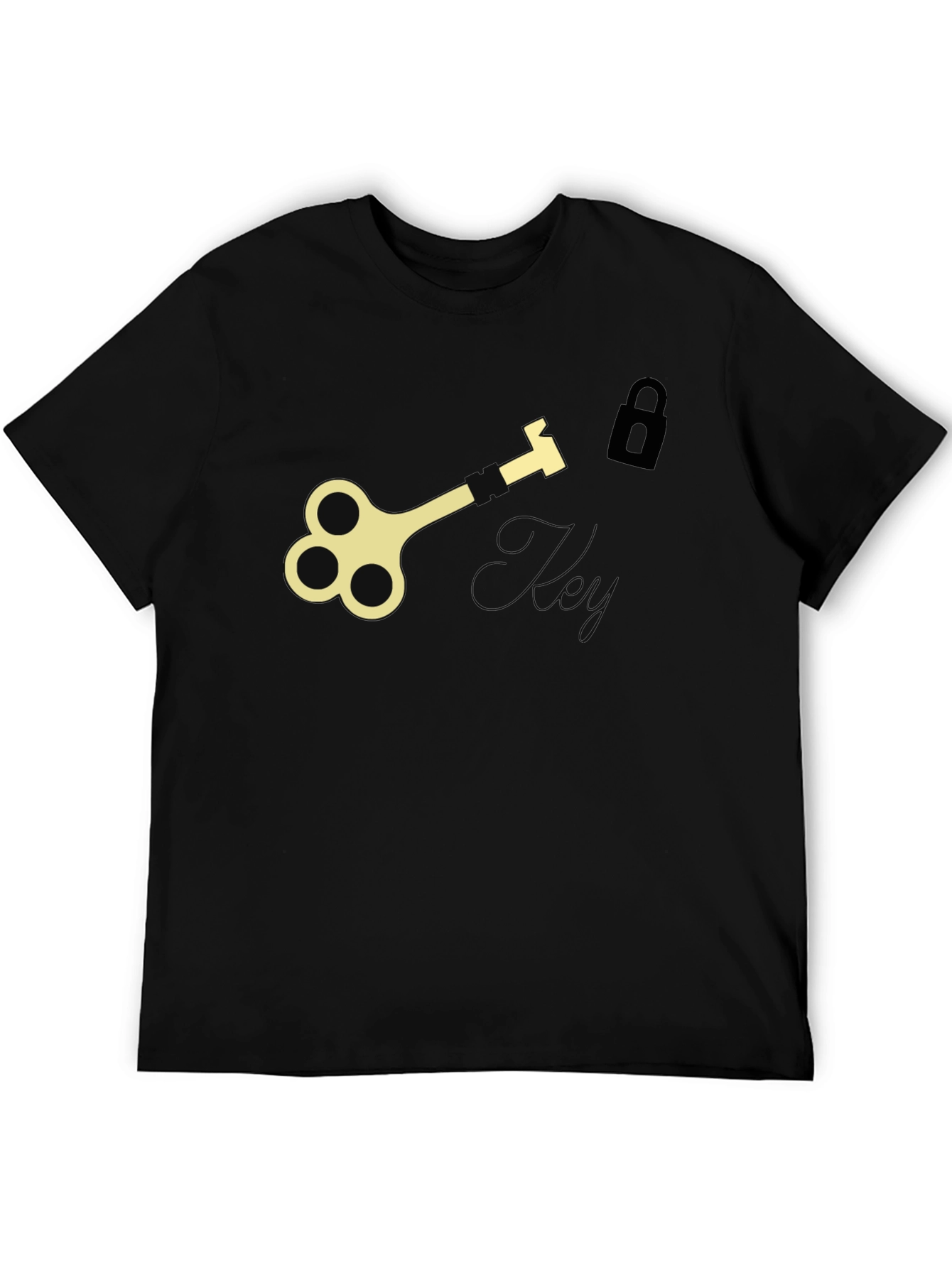 Unlock Your Style: Key & Lock Graphic Tee