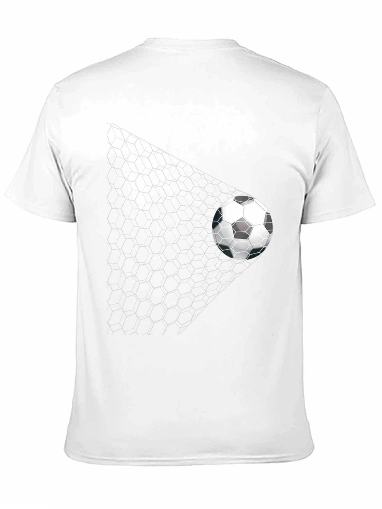 Soccer Goal Graphic Tee - Black Casual Shirt