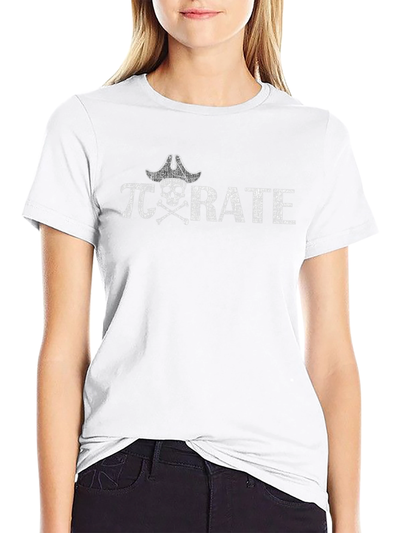 Pi-Rate Graphic Tee - Funny Math Pirate T-Shirt