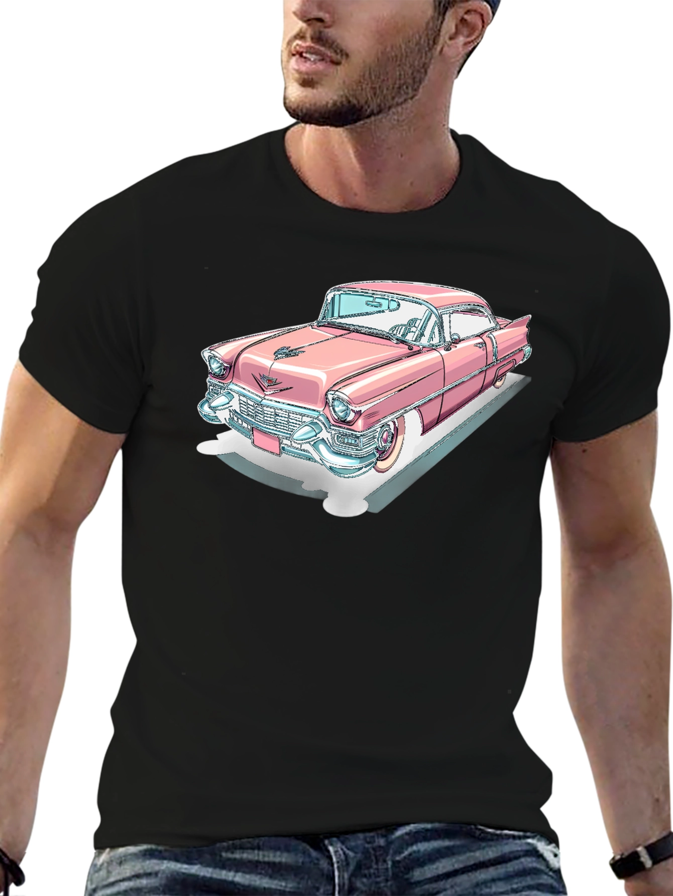Classic Car Graphic Tee - Retro Style