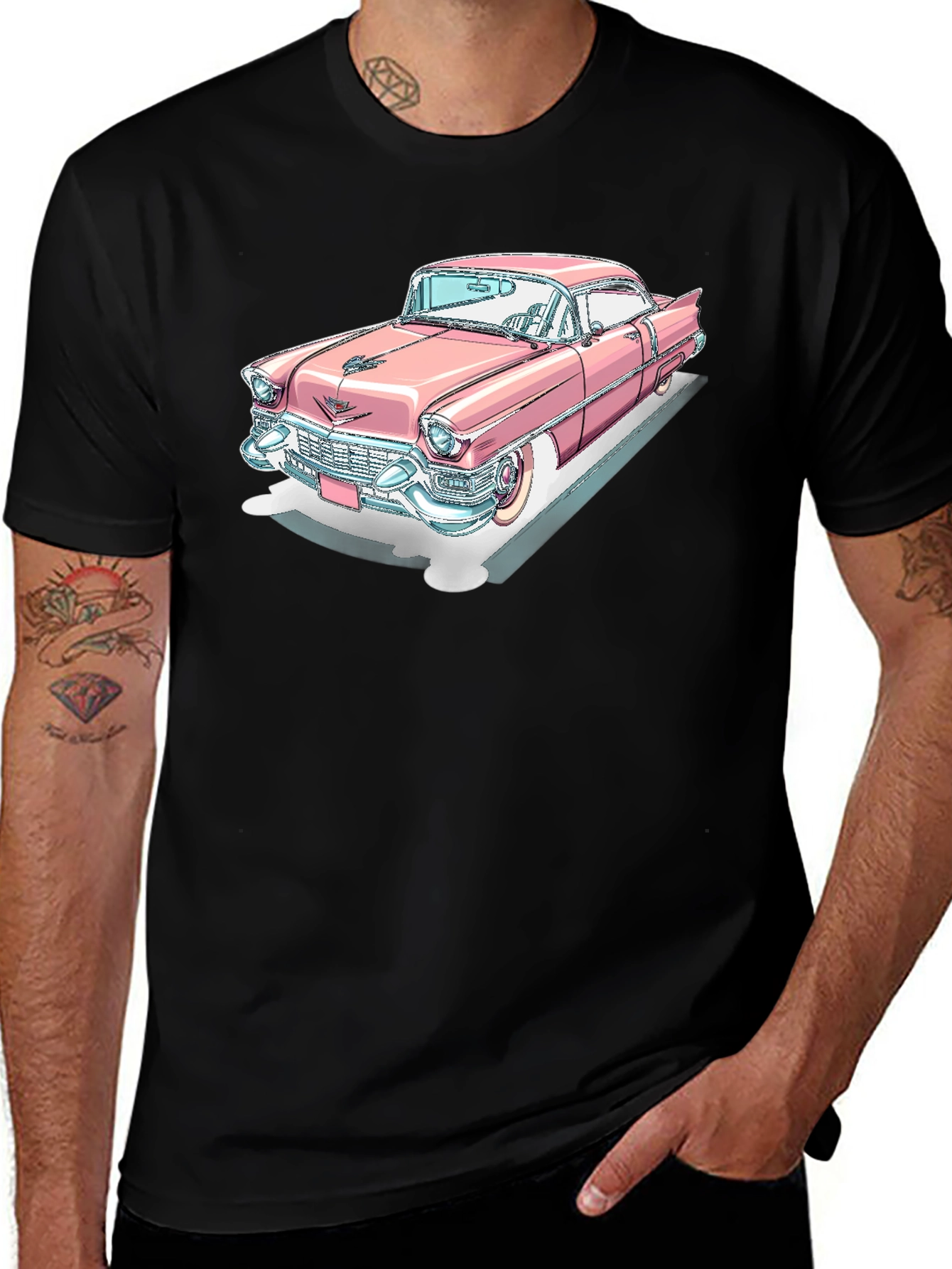 Classic Car Graphic Tee - Retro Style