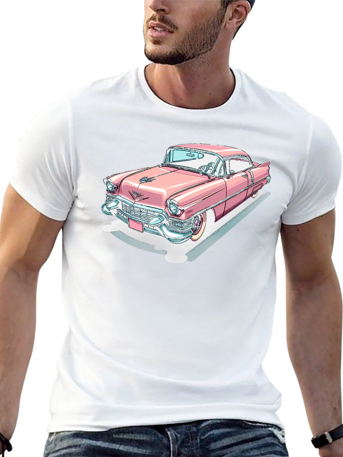 Classic Car Graphic Tee - Retro Style