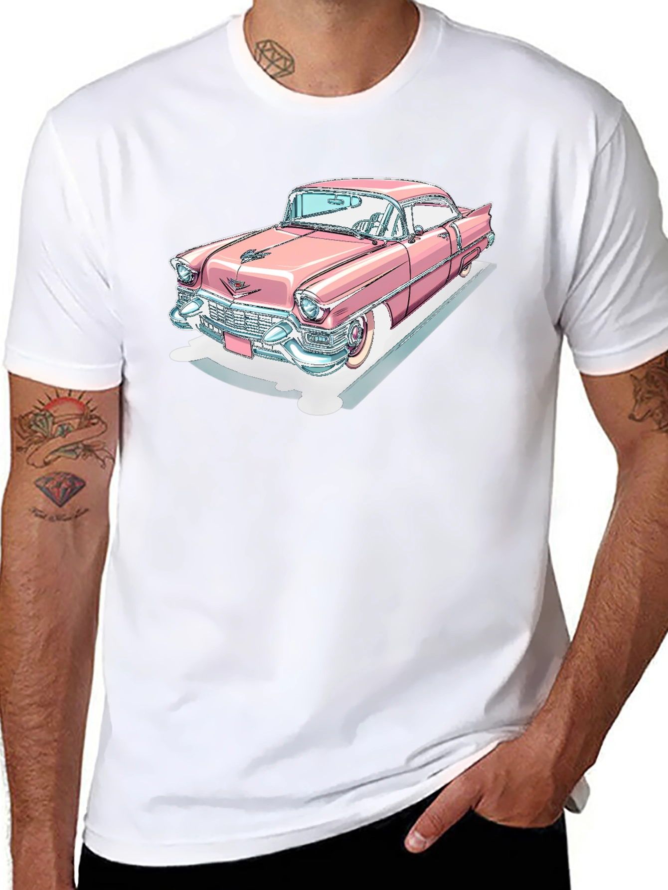Classic Car Graphic Tee - Retro Style