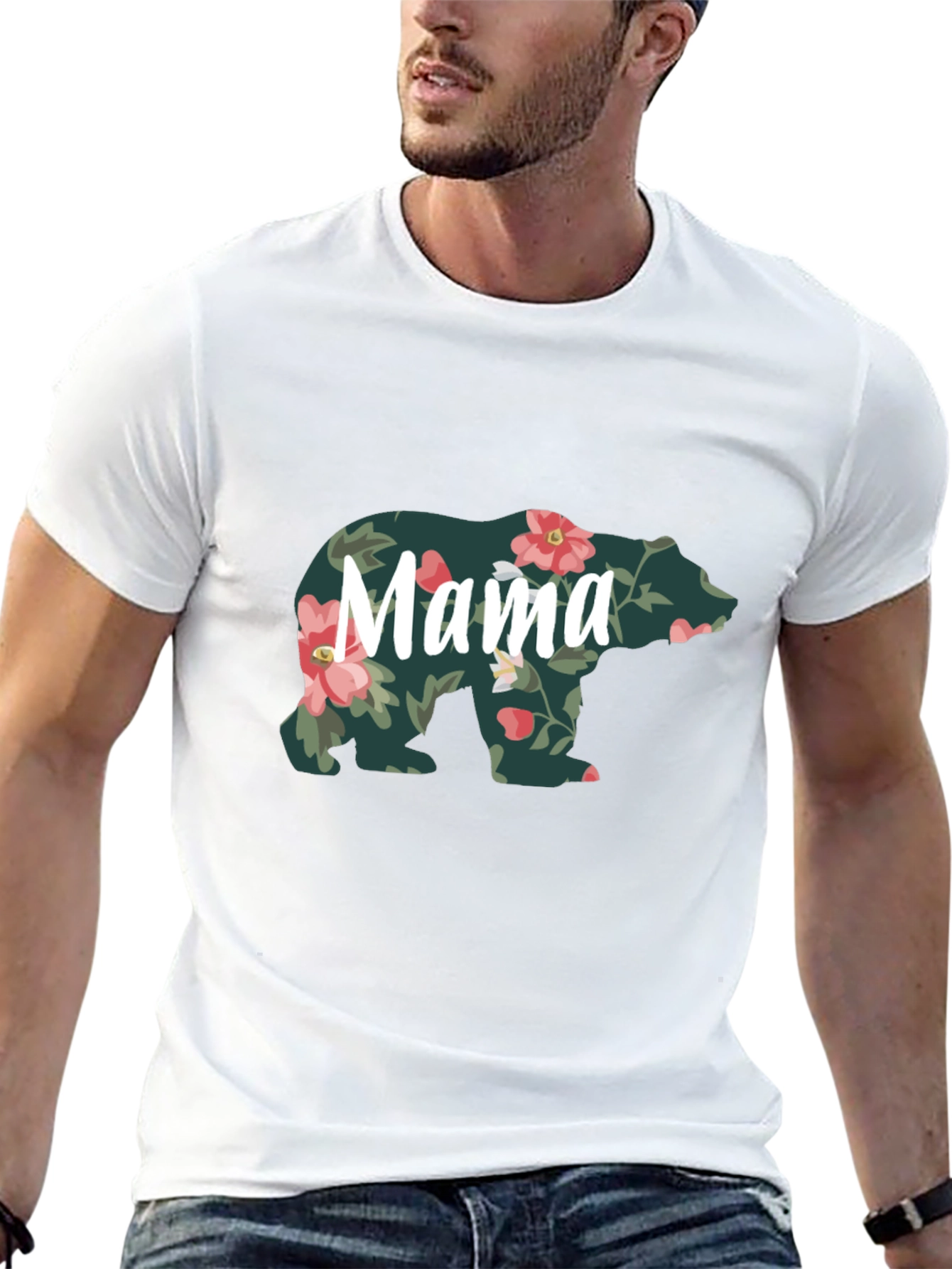 Mama Bear Floral T-Shirt