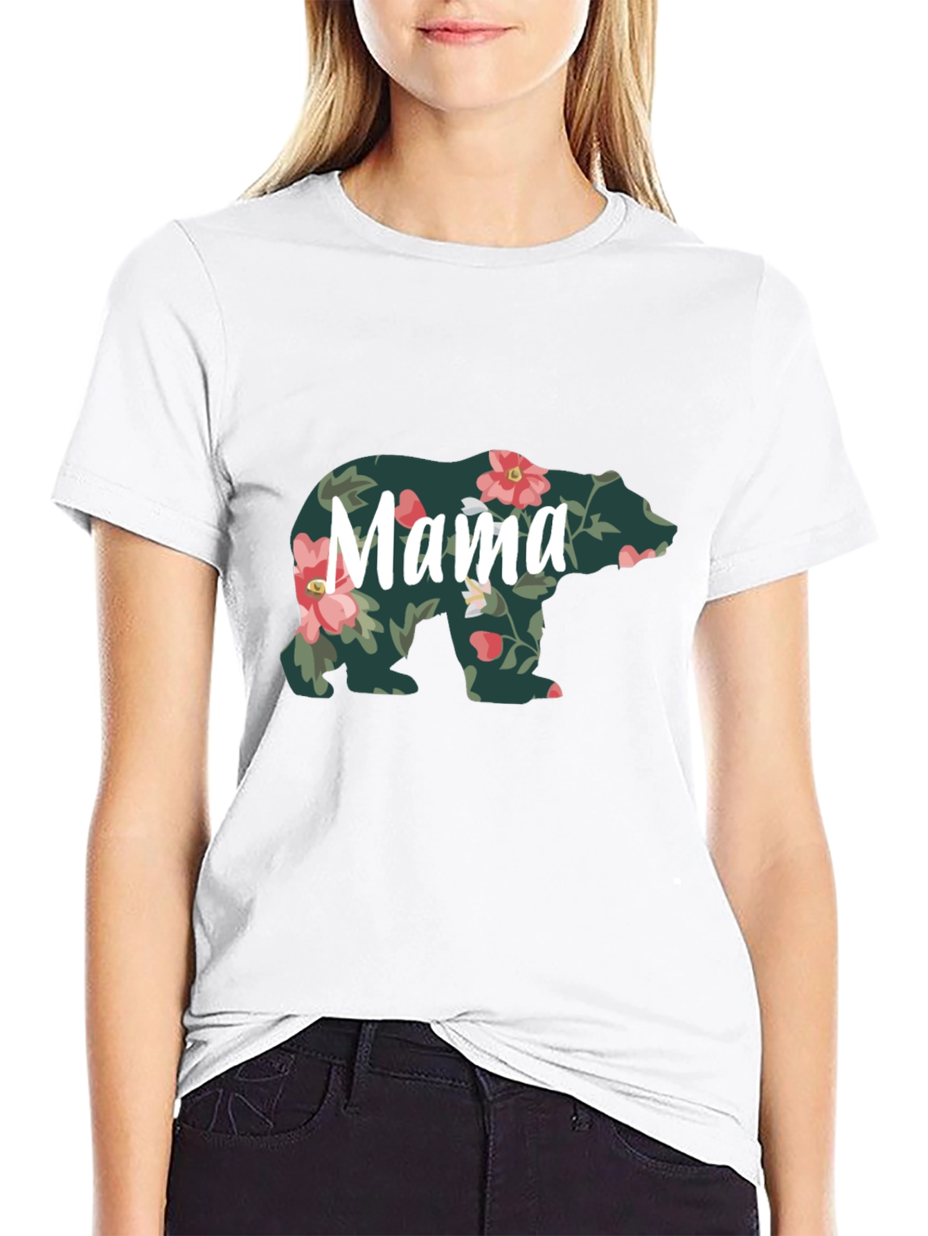 Mama Bear Floral T-Shirt