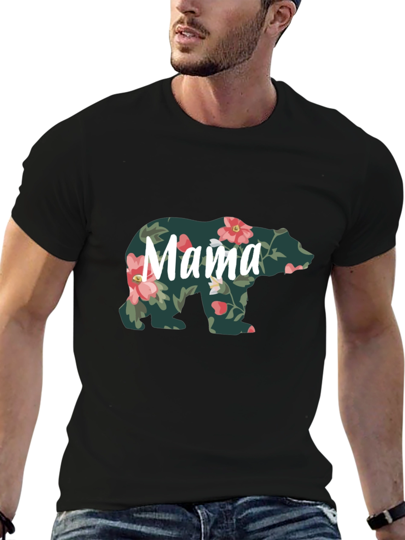 Mama Bear Floral T-Shirt
