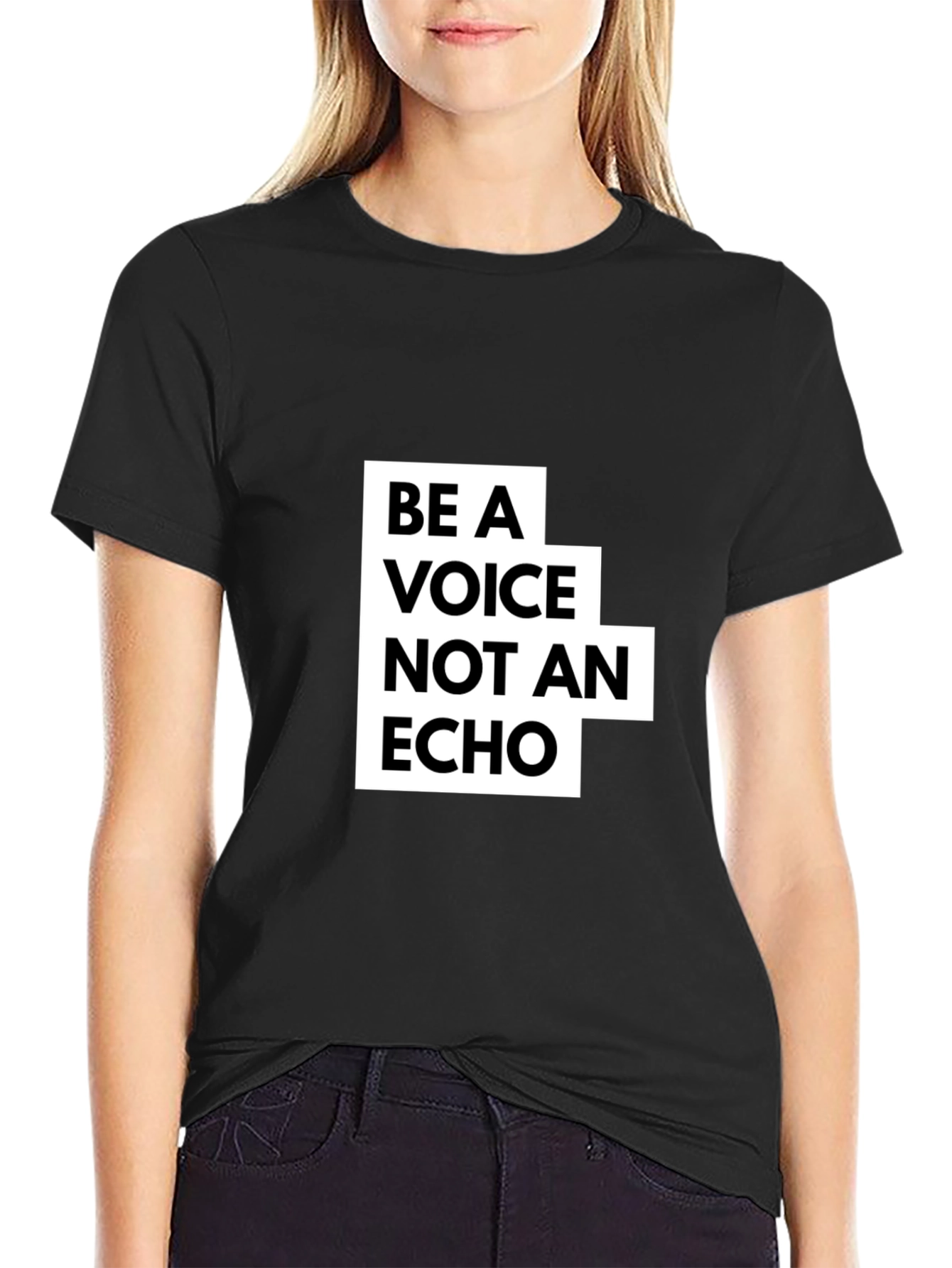 Be A Voice Not An Echo Graphic Tee