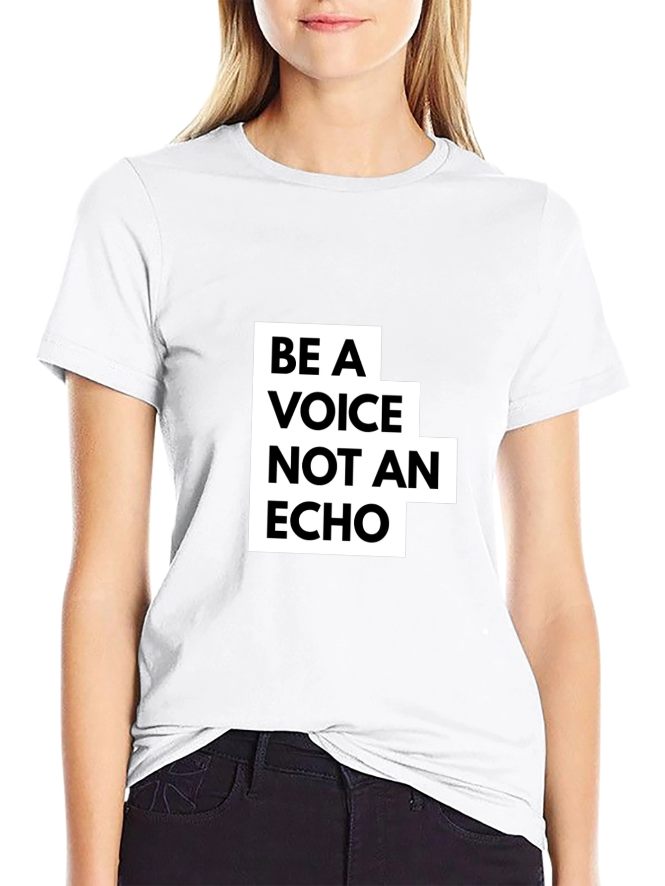 Be A Voice Not An Echo Graphic Tee